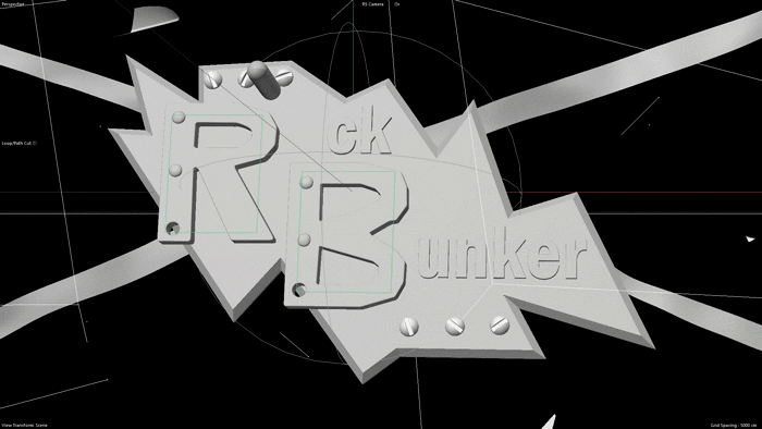 RockBunker | 3D Logo Animation — Изображение №4 — 3D, Анимация на Dprofile