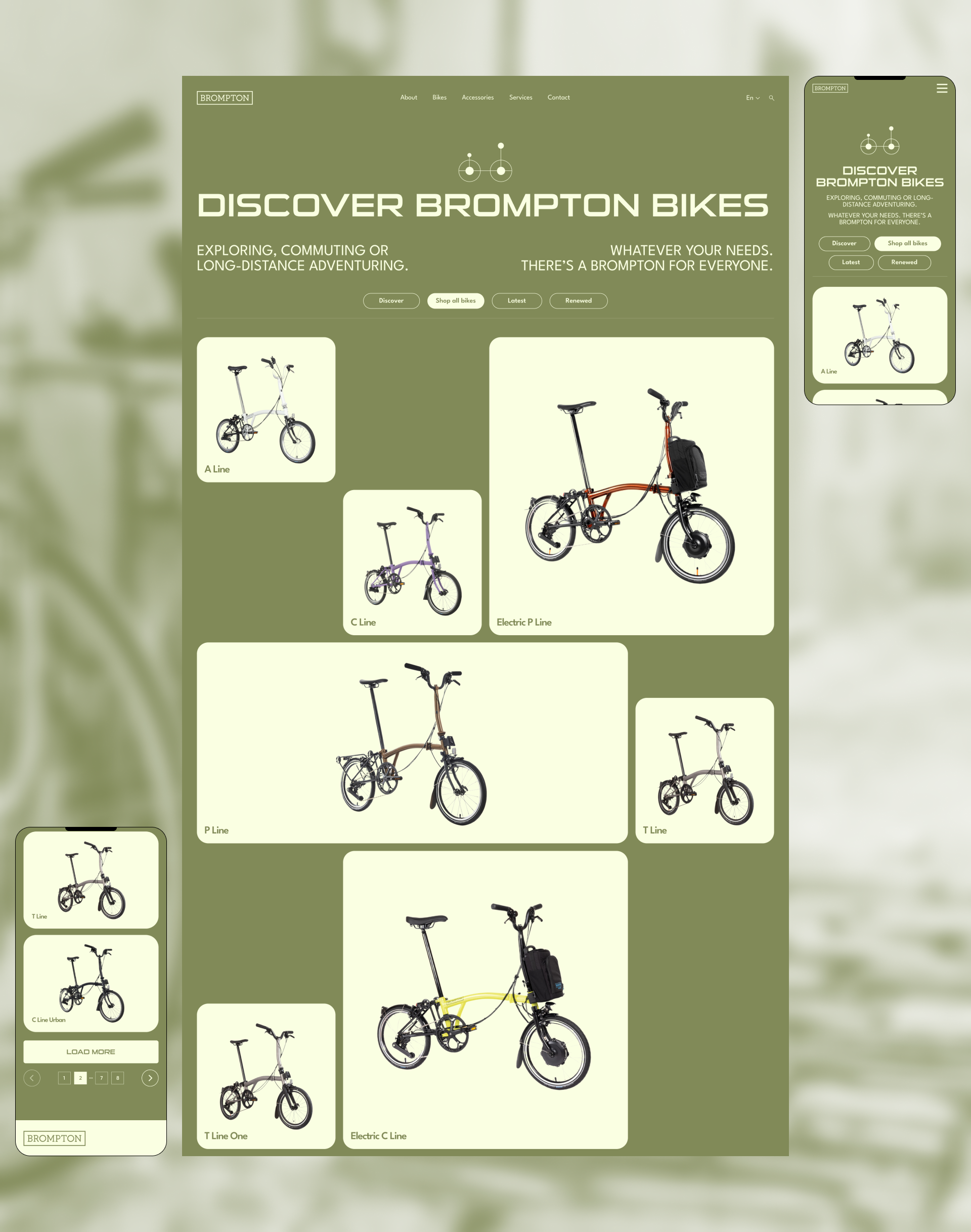 BROMPTON (Corporate website) — Изображение №6 — Интерфейсы на Dprofile