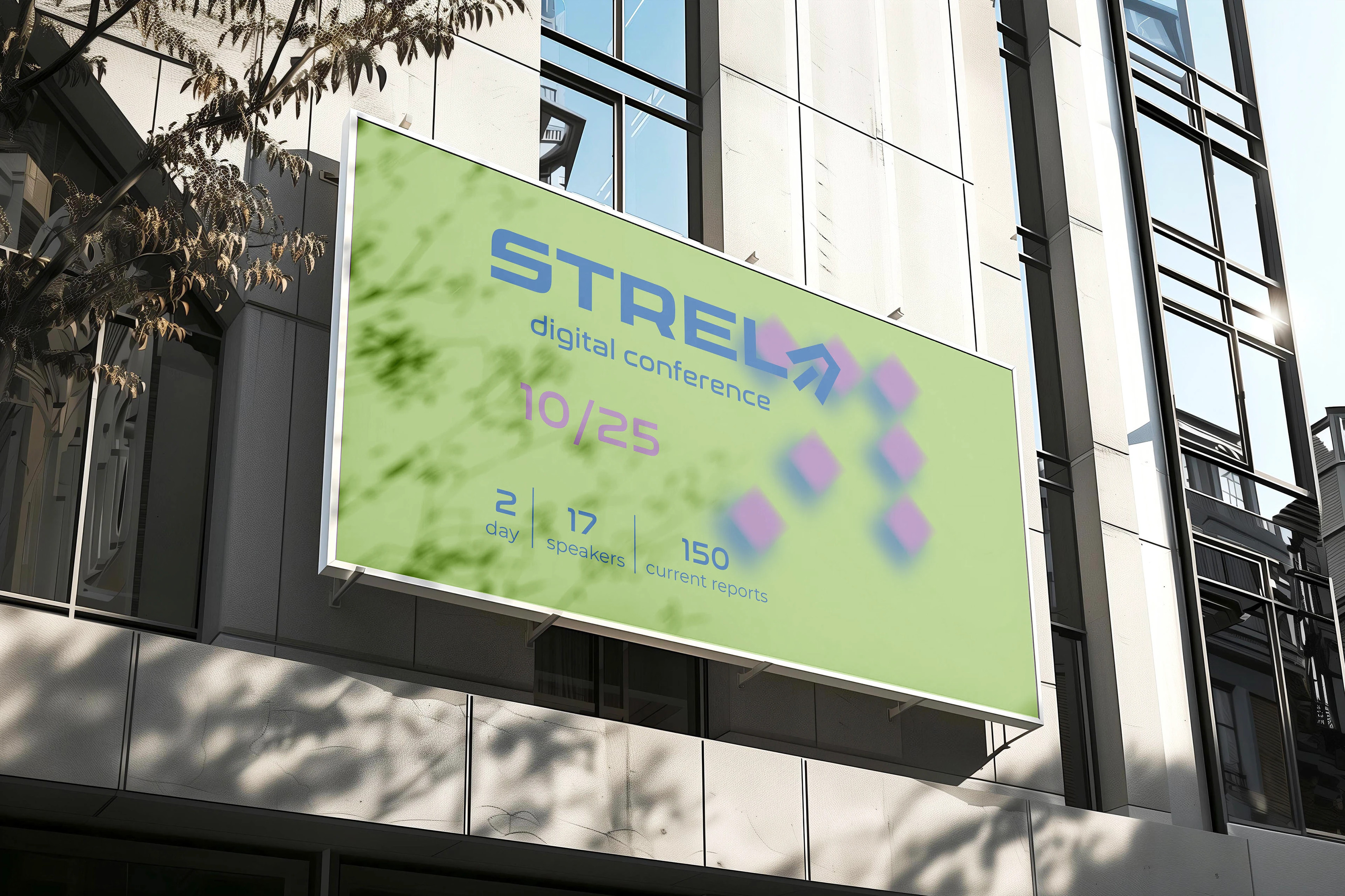 Digital conference STRELA — Изображение №3 — Брендинг, Графика на Dprofile