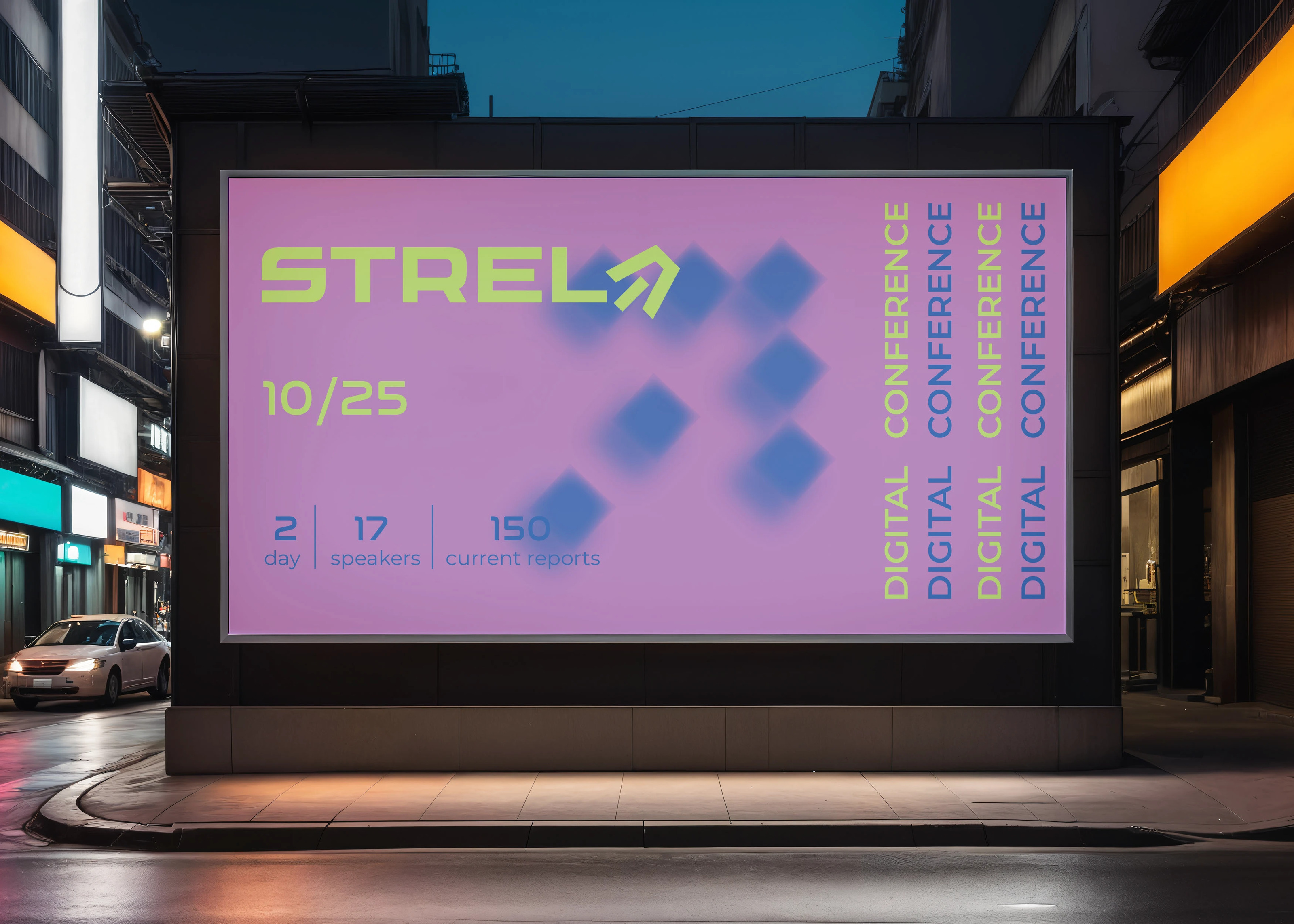Digital conference STRELA — Изображение №5 — Брендинг, Графика на Dprofile
