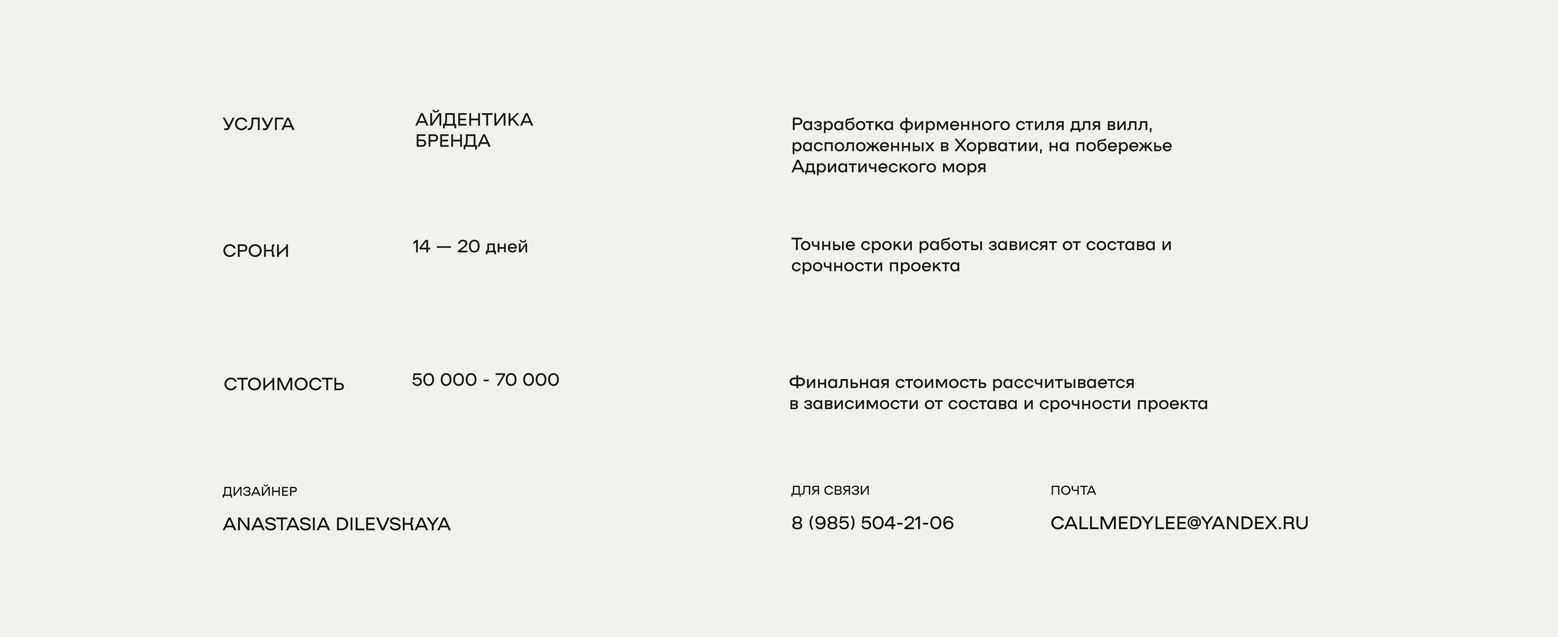 Villa Premantura: айдентика для вилл в Хорватии — Изображение №15 — Брендинг на Dprofile