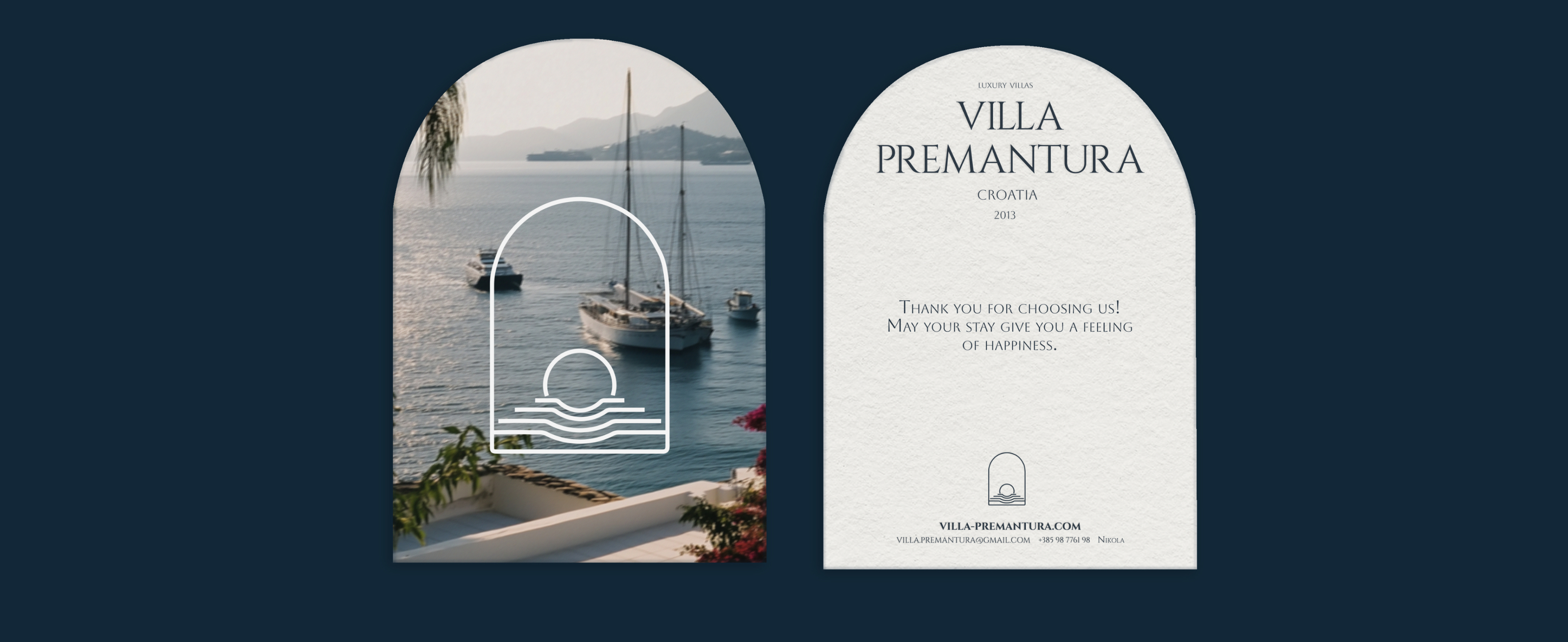 Villa Premantura: айдентика для вилл в Хорватии — Изображение №11 — Брендинг на Dprofile