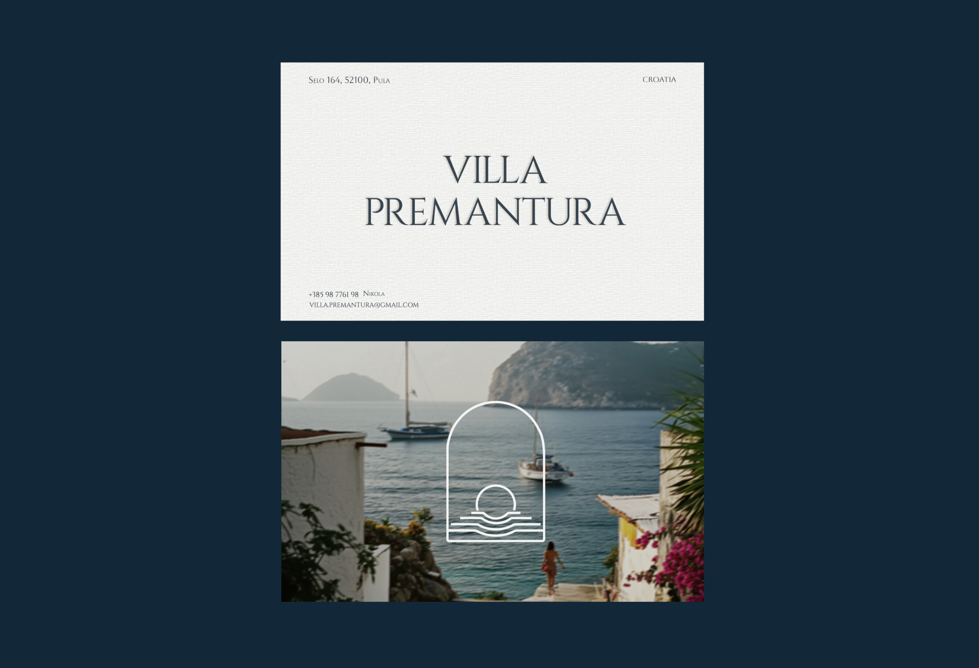 Villa Premantura: айдентика для вилл в Хорватии — Изображение №7 — Брендинг на Dprofile