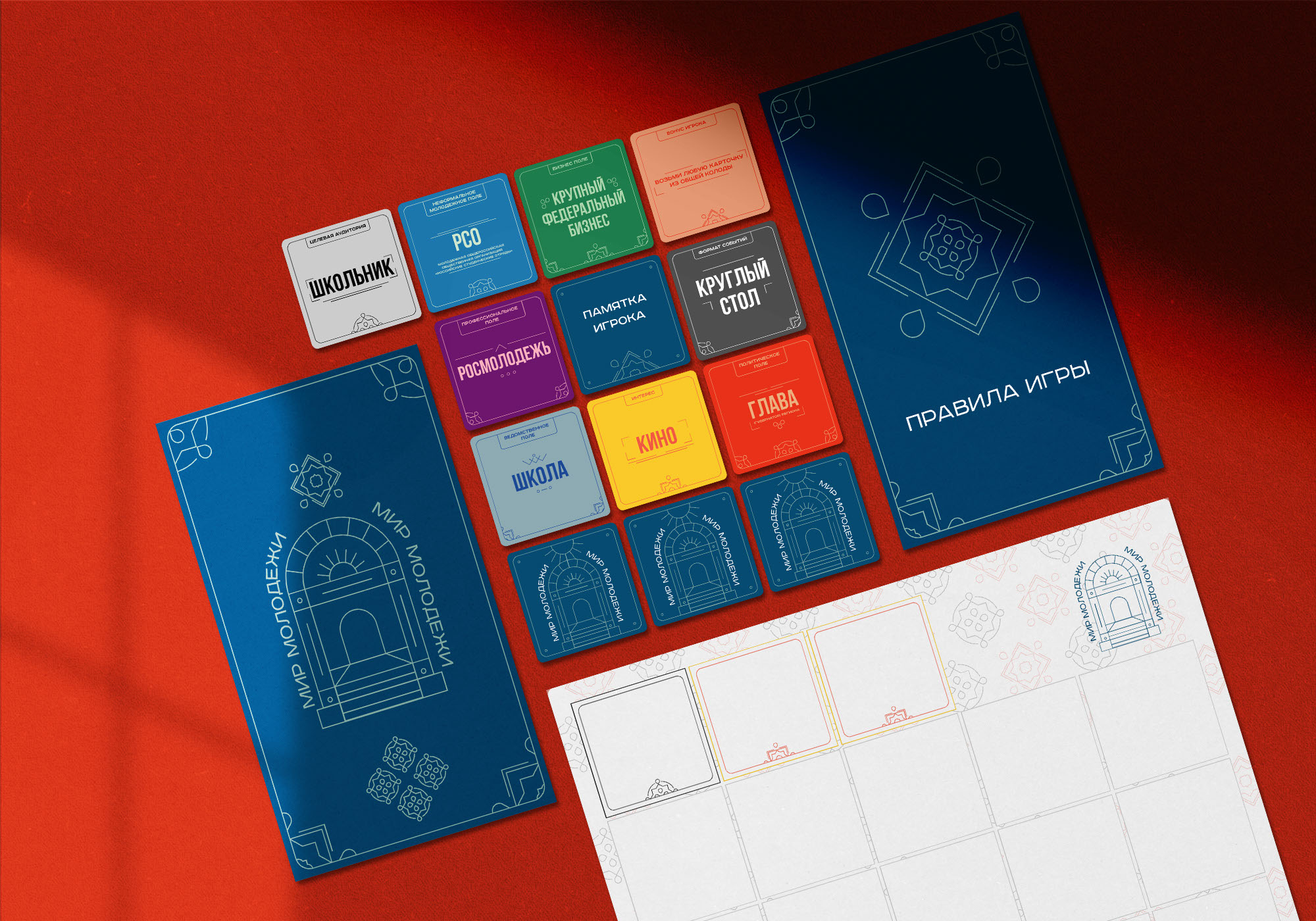 Настольная игра "Мир Молодежи" — Изображение №5 — Брендинг, Графика на Dprofile