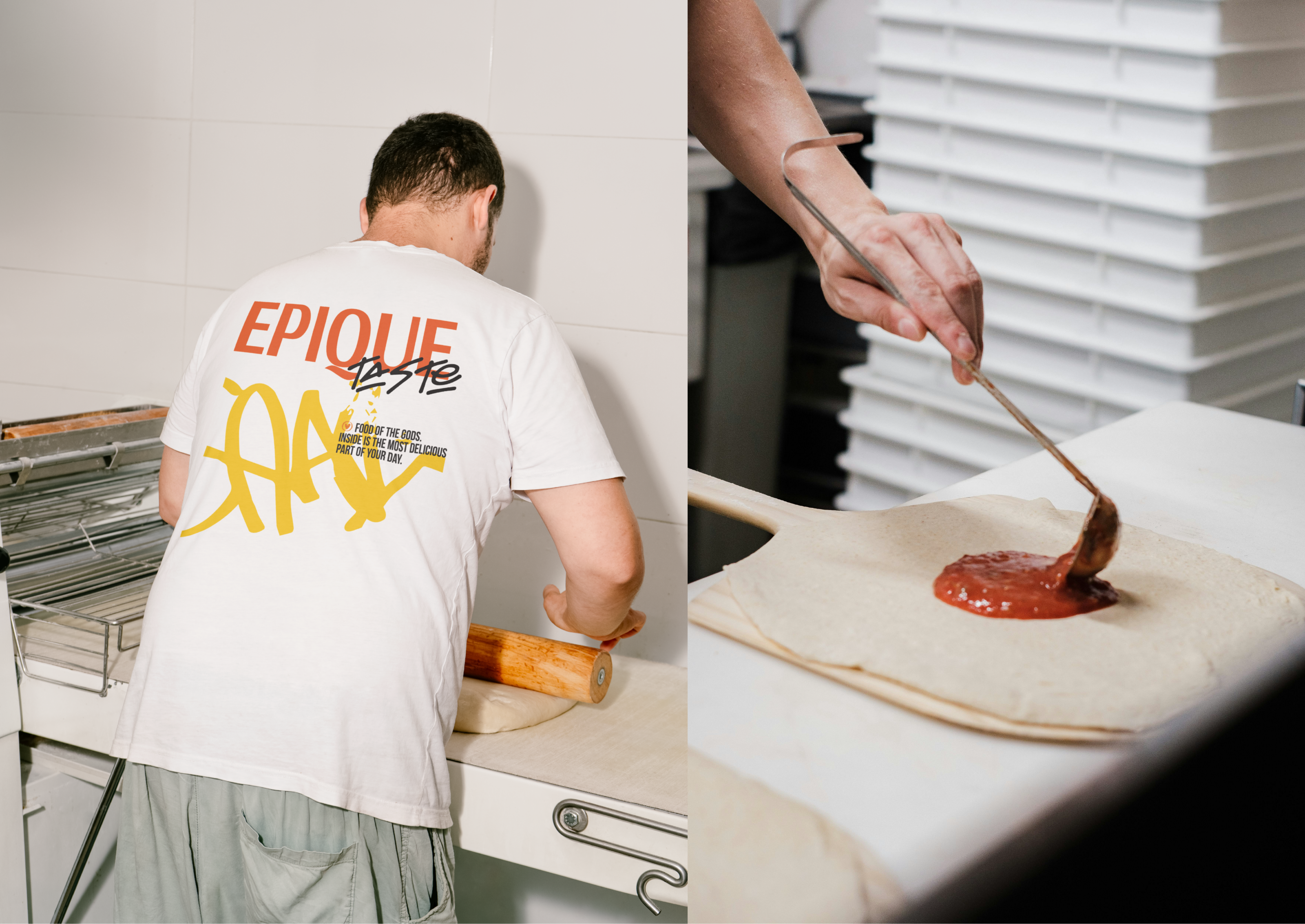 EPIQUE TASTE | brand identity for a pizzeria — Изображение №11 — Брендинг на Dprofile