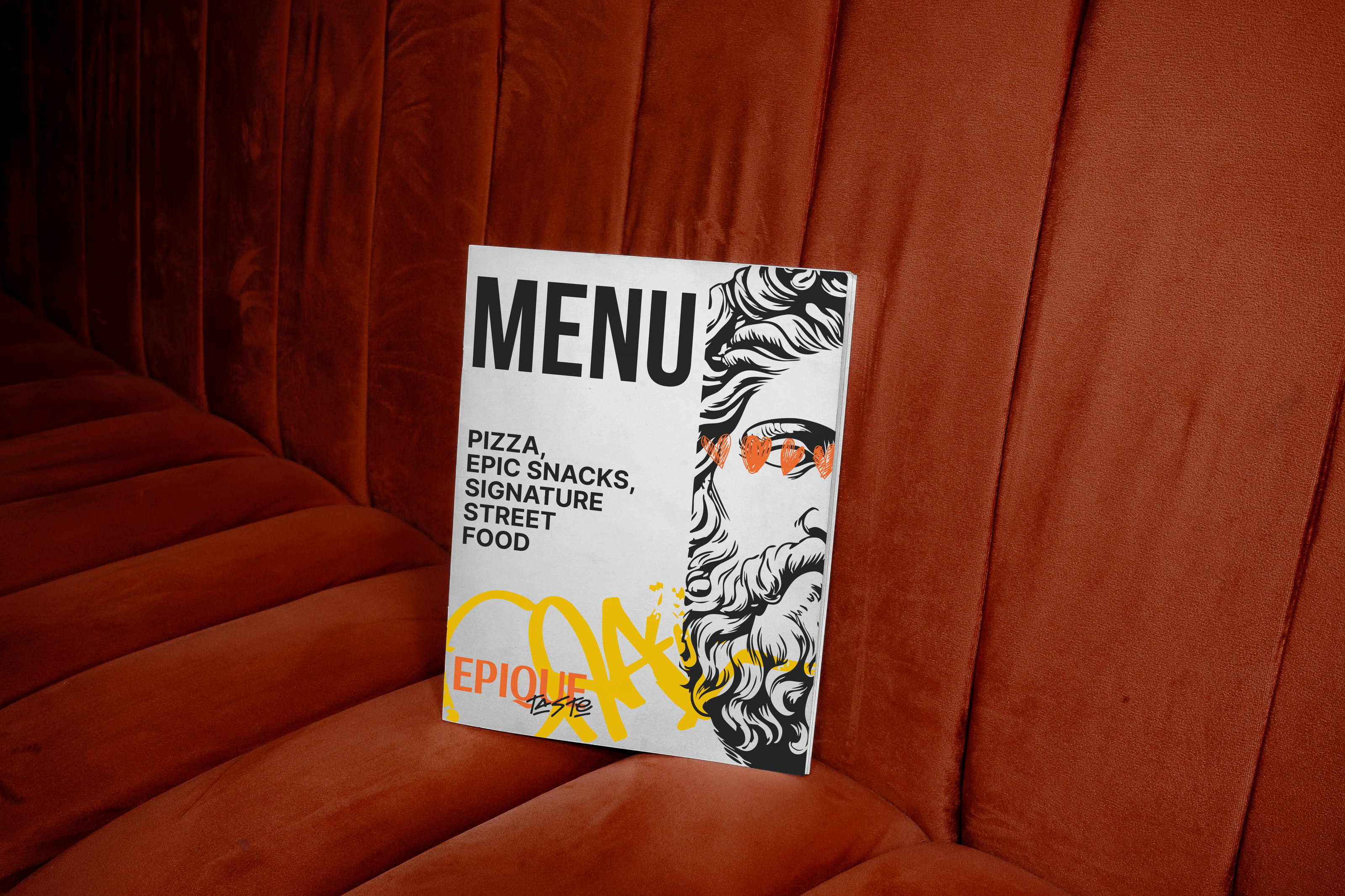 EPIQUE TASTE | brand identity for a pizzeria — Изображение №5 — Брендинг на Dprofile