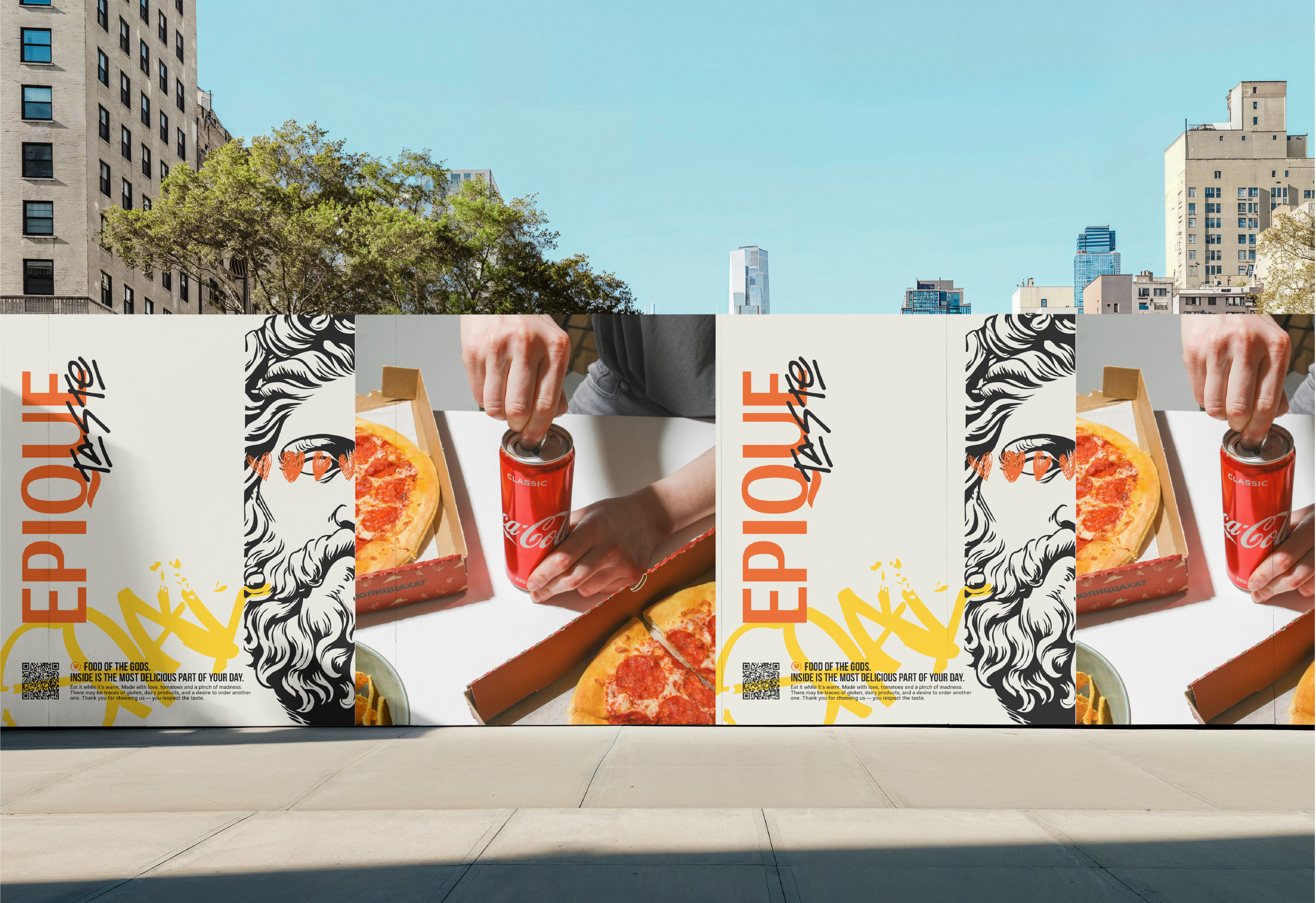 EPIQUE TASTE | brand identity for a pizzeria — Изображение №3 — Брендинг на Dprofile