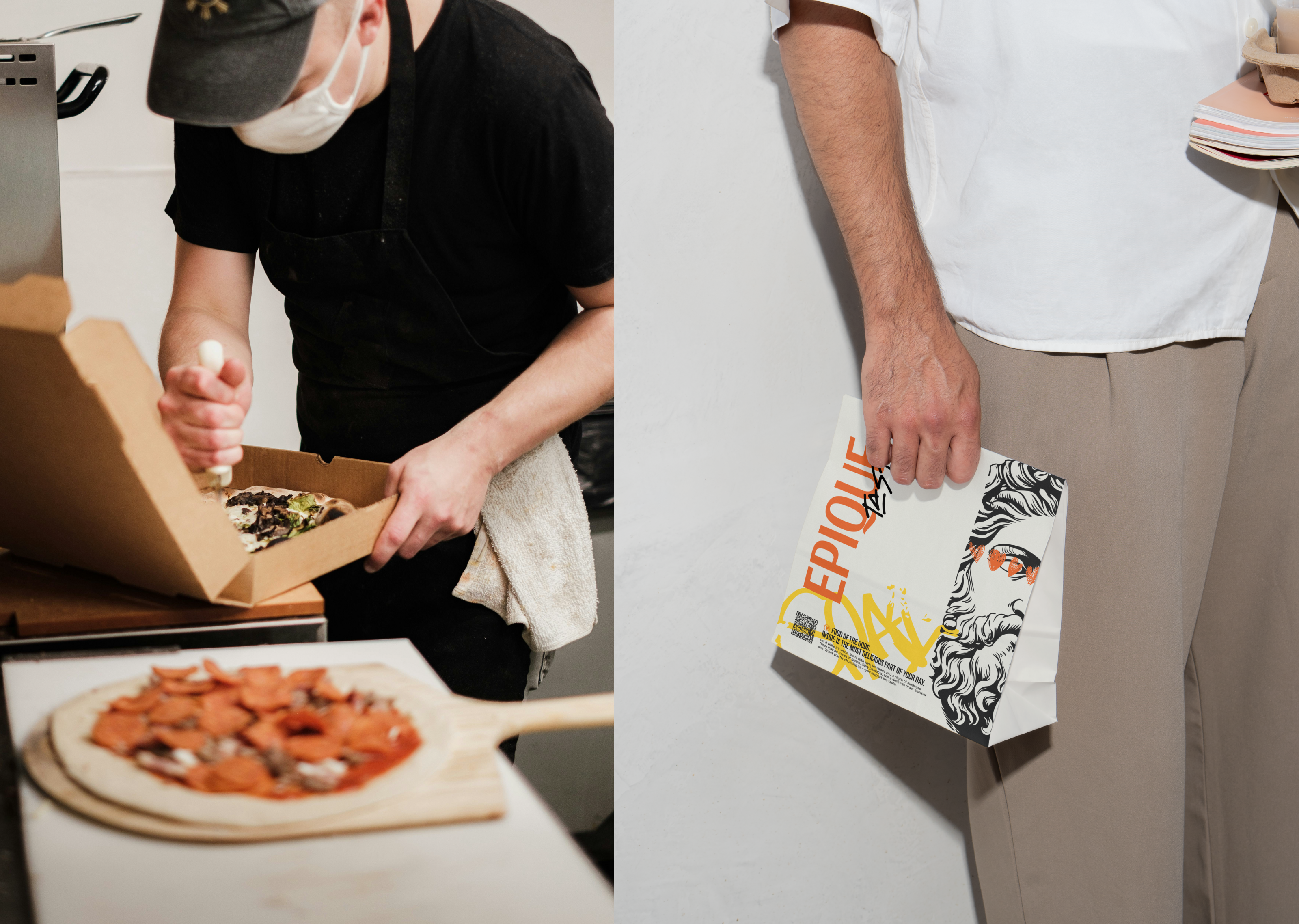 EPIQUE TASTE | brand identity for a pizzeria — Изображение №22 — Брендинг на Dprofile