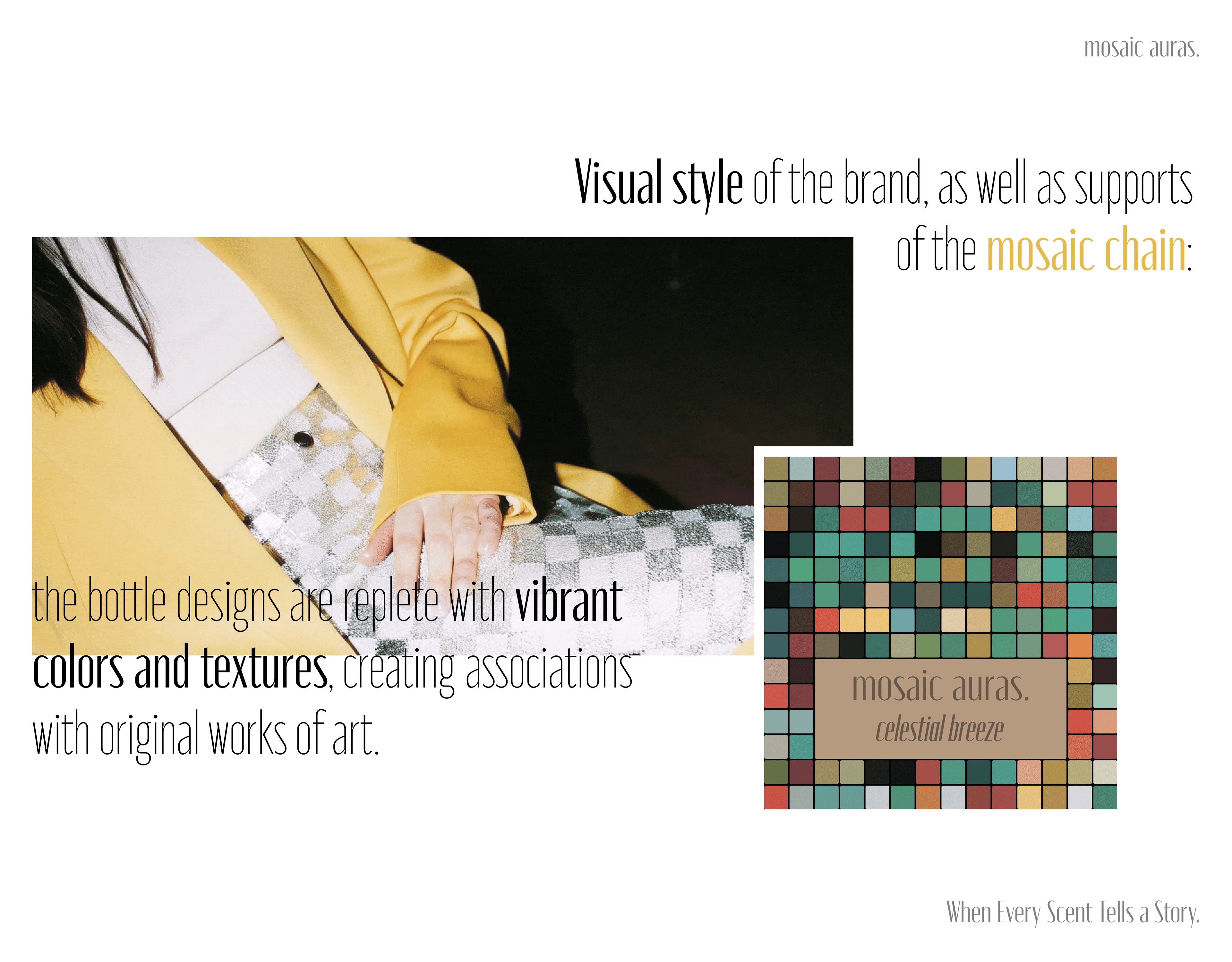 mosaic auras. perfume — Изображение №4 — Брендинг, 3D на Dprofile
