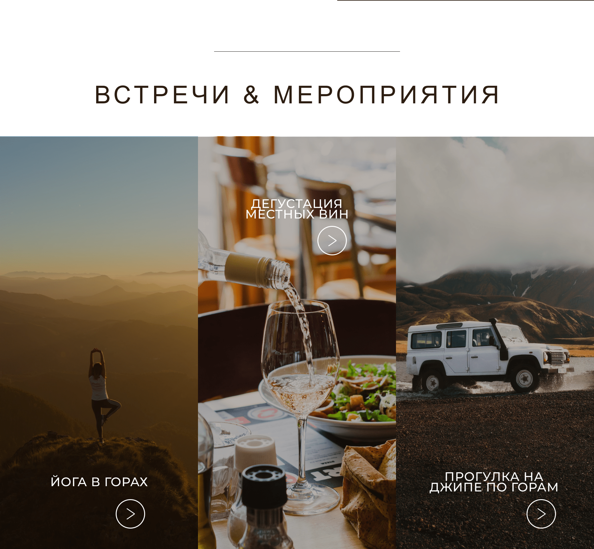 "MANTRA" сайт спа-отеля в горах — Изображение №7 — Интерфейсы, Брендинг на Dprofile