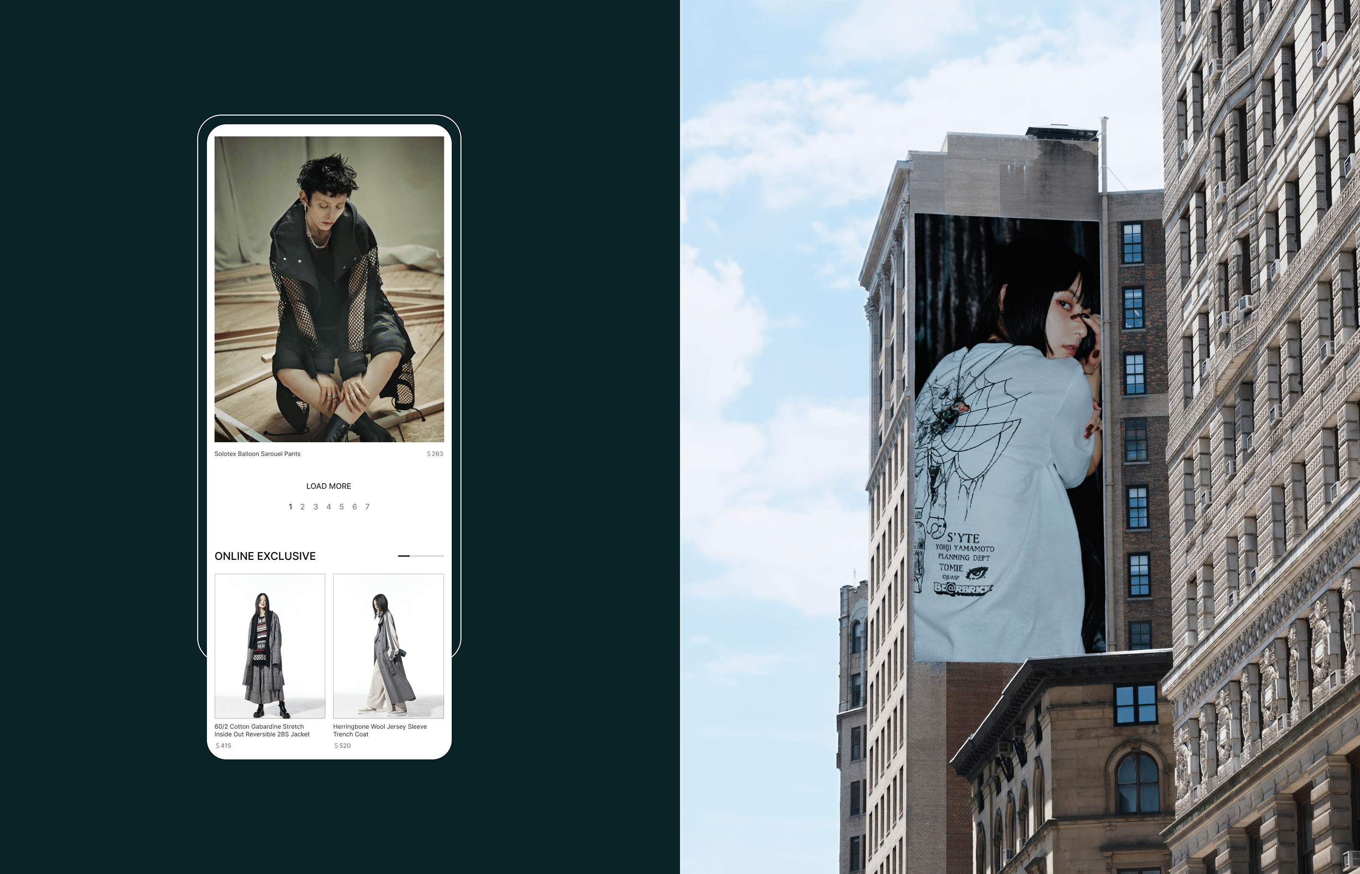 Yohji Yamamoto / E-commerce redesign — Изображение №7 — Интерфейсы на Dprofile
