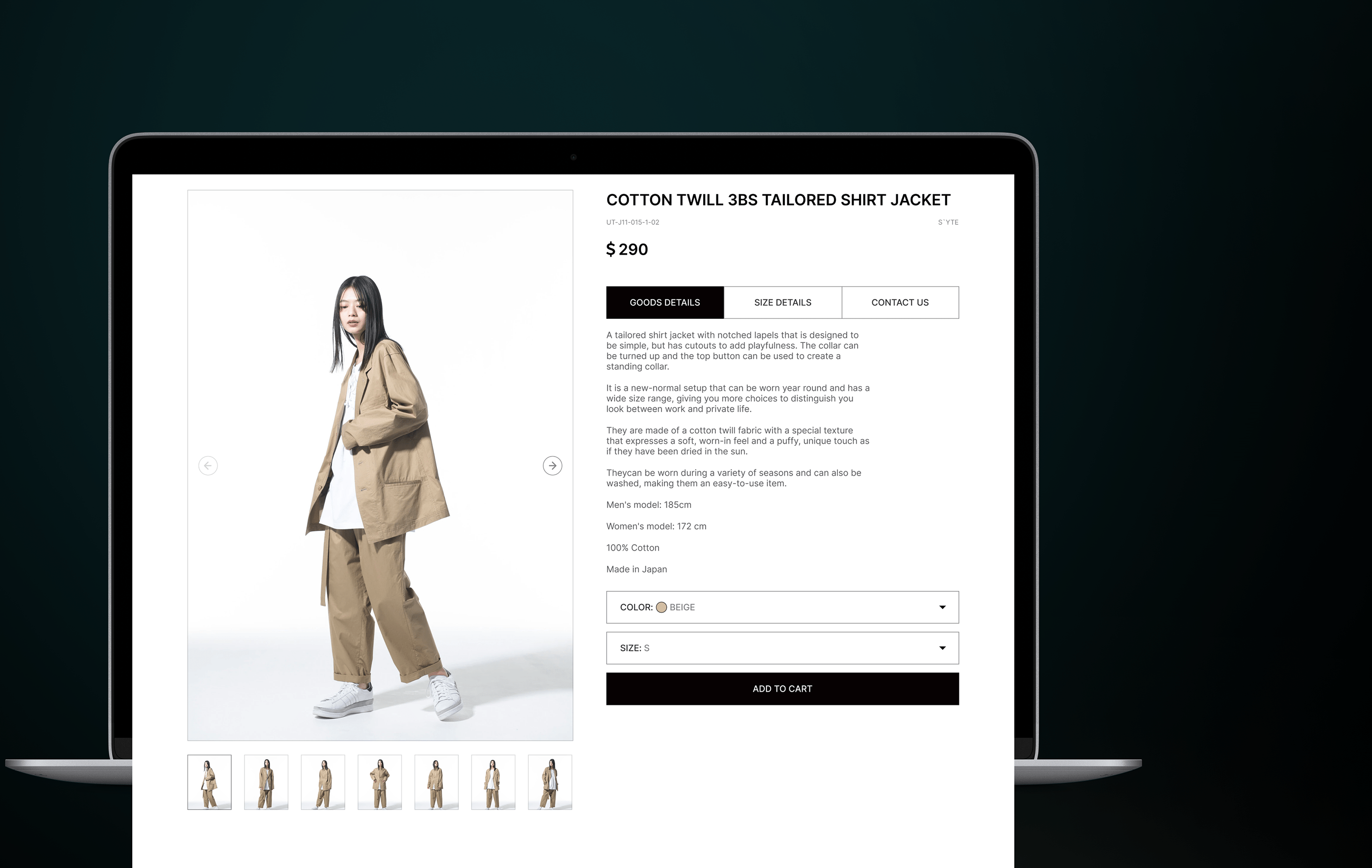 Yohji Yamamoto / E-commerce redesign — Изображение №8 — Интерфейсы на Dprofile