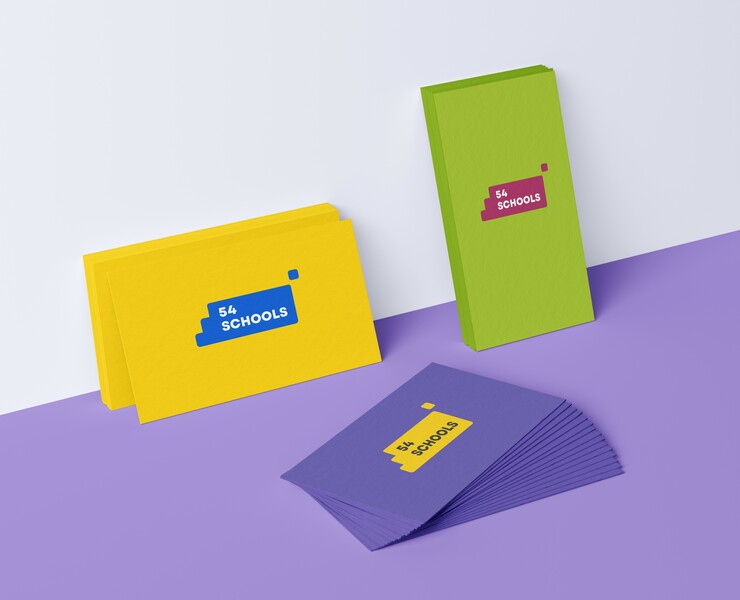 54 SCHOOLS - Visual Identity — Брендинг, Графика на Dprofile