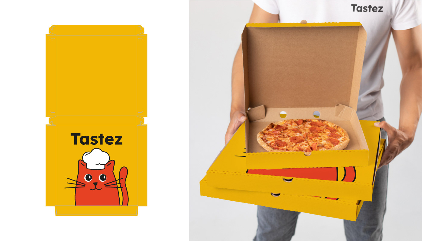 Brand identity - Cat pizzeria — Изображение №9 — Брендинг на Dprofile