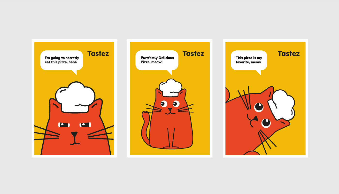 Brand identity - Cat pizzeria — Изображение №5 — Брендинг на Dprofile