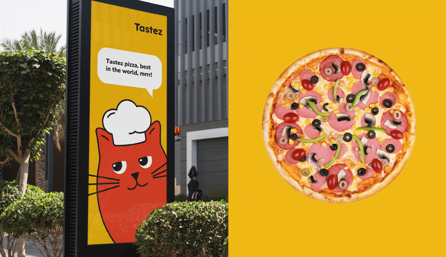 Brand identity - Cat pizzeria — Изображение №6 — Брендинг на Dprofile