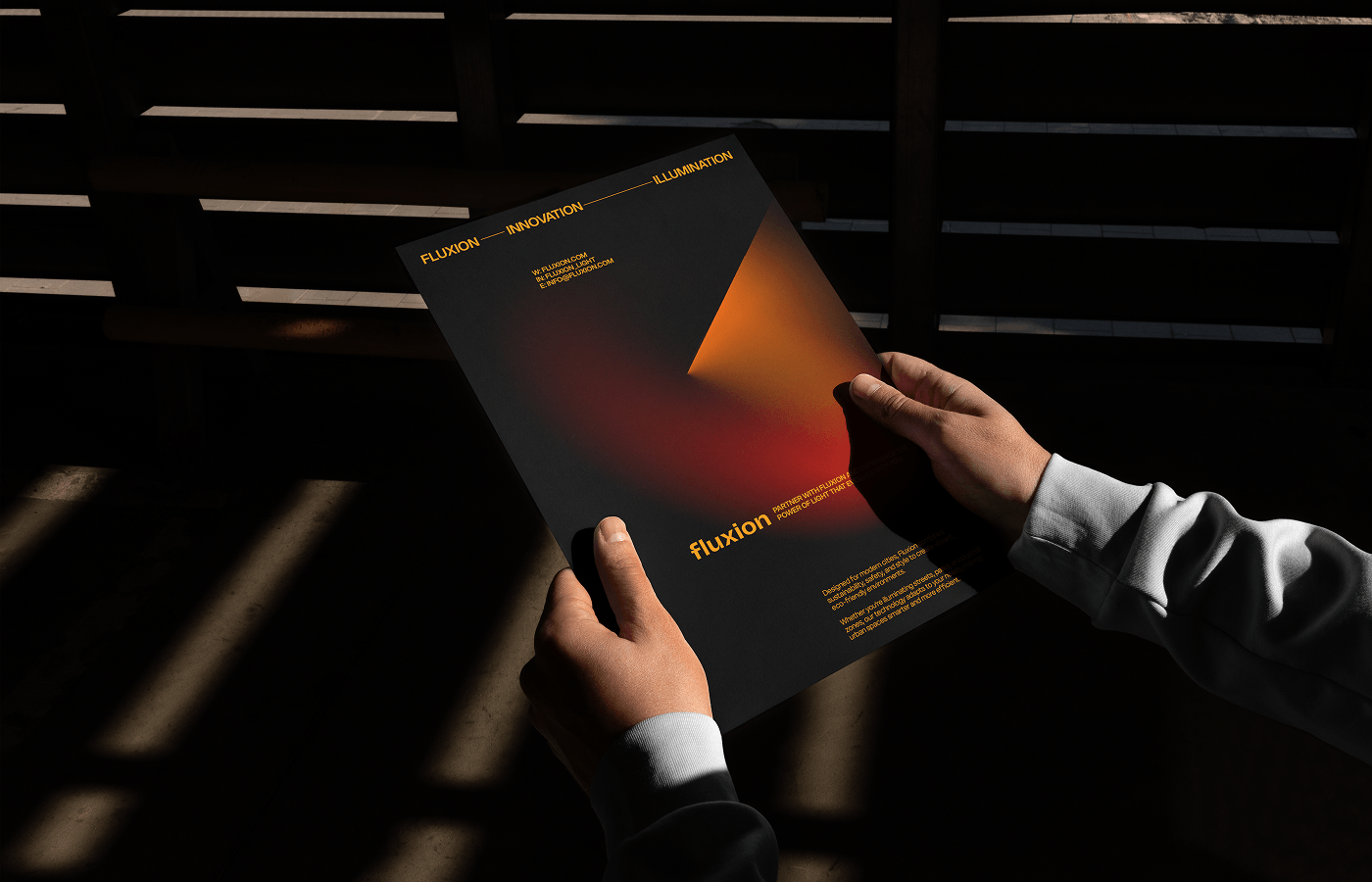 Aйдентика для систем адаптивного освещения | Fluxion — Изображение №9 — Брендинг, Графика на Dprofile