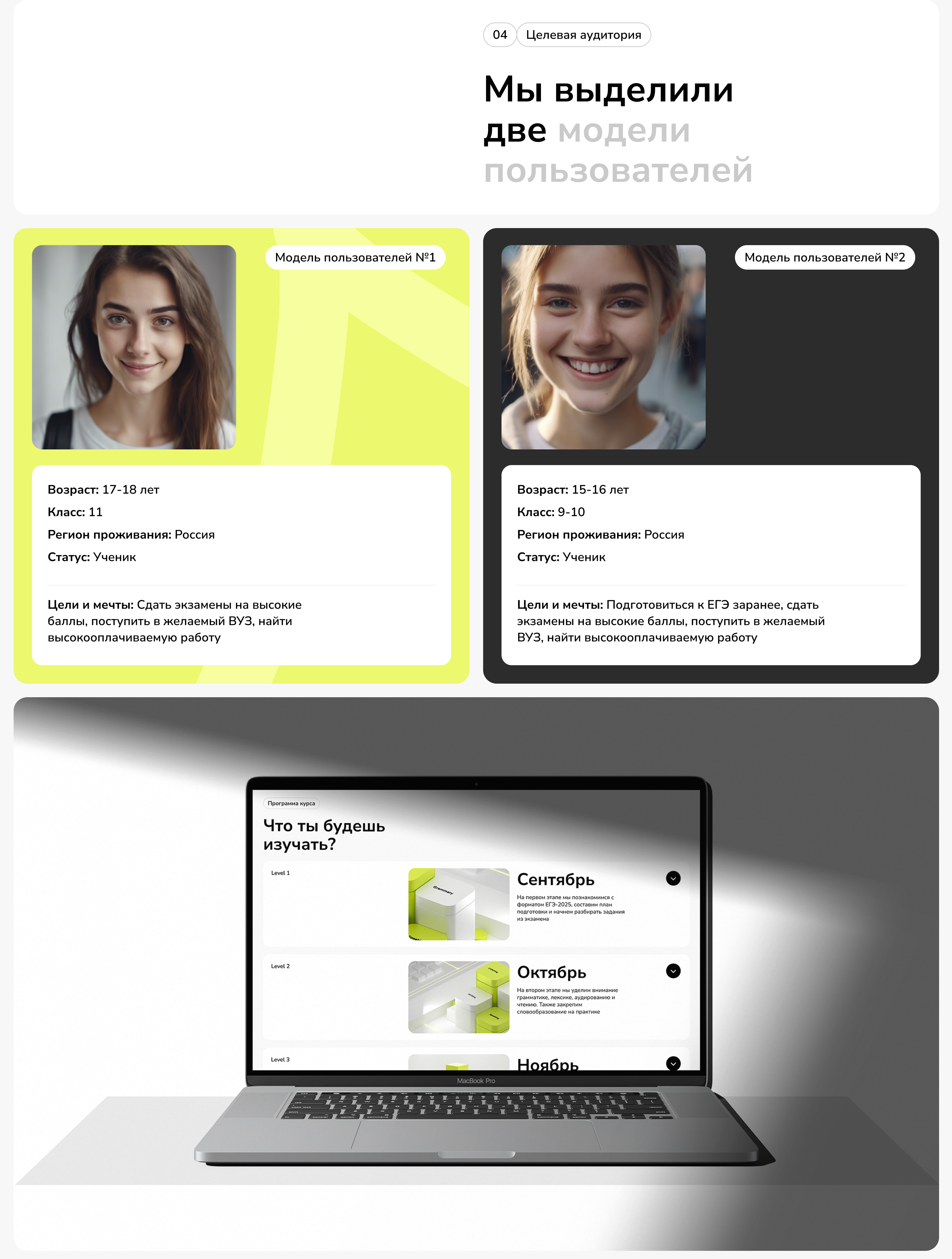 Website design for online school |UX/Ul — Изображение №3 — Интерфейсы на Dprofile