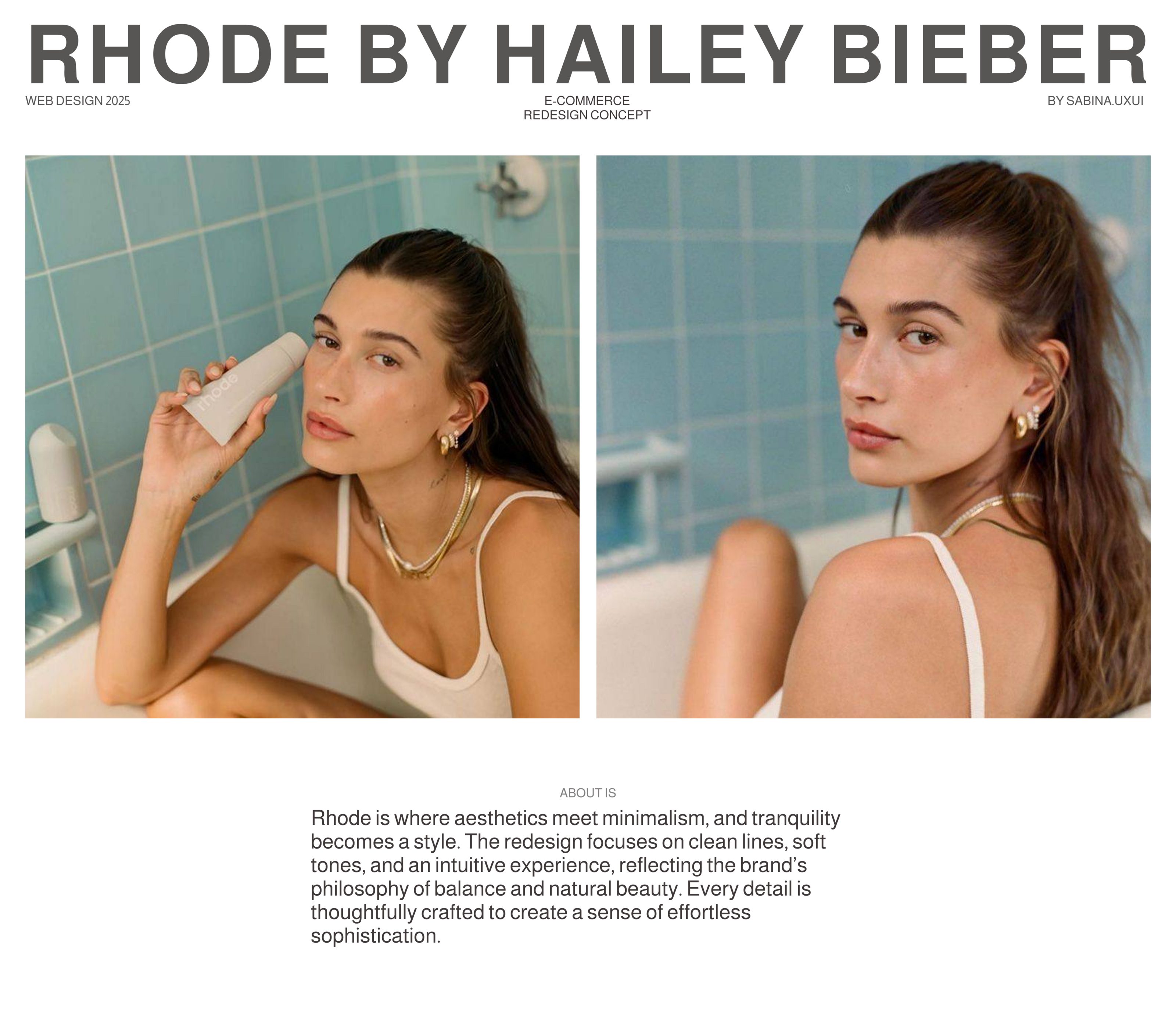 Rhode redesign e-commerce — Изображение №1 — Интерфейсы, Брендинг на Dprofile