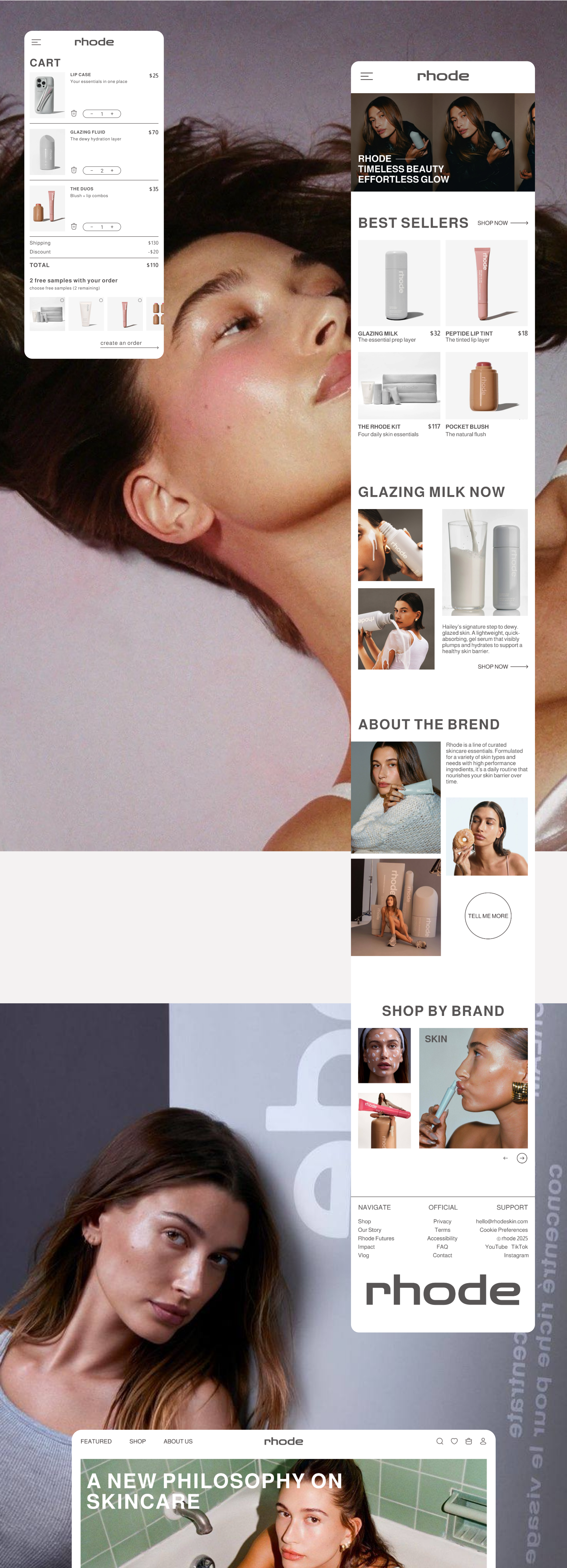 Rhode redesign e-commerce — Изображение №6 — Интерфейсы, Брендинг на Dprofile