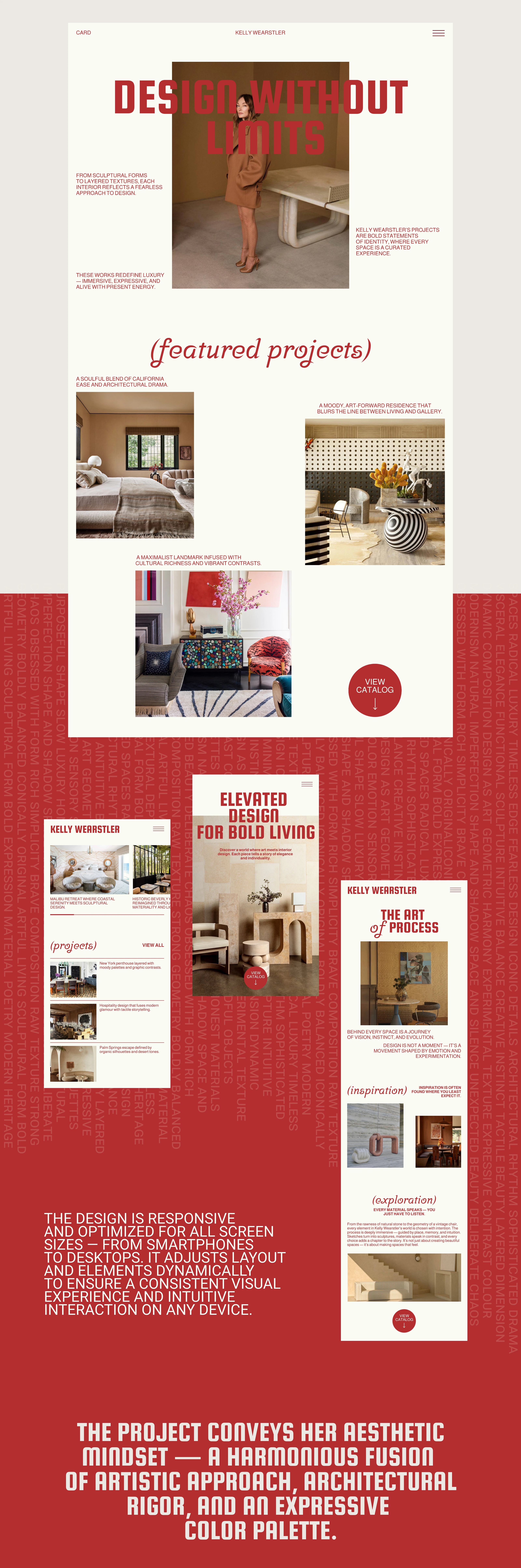 INTERIOR DESIGN BRAND // E-COMMERCE — Изображение №7 — Интерфейсы, Брендинг на Dprofile