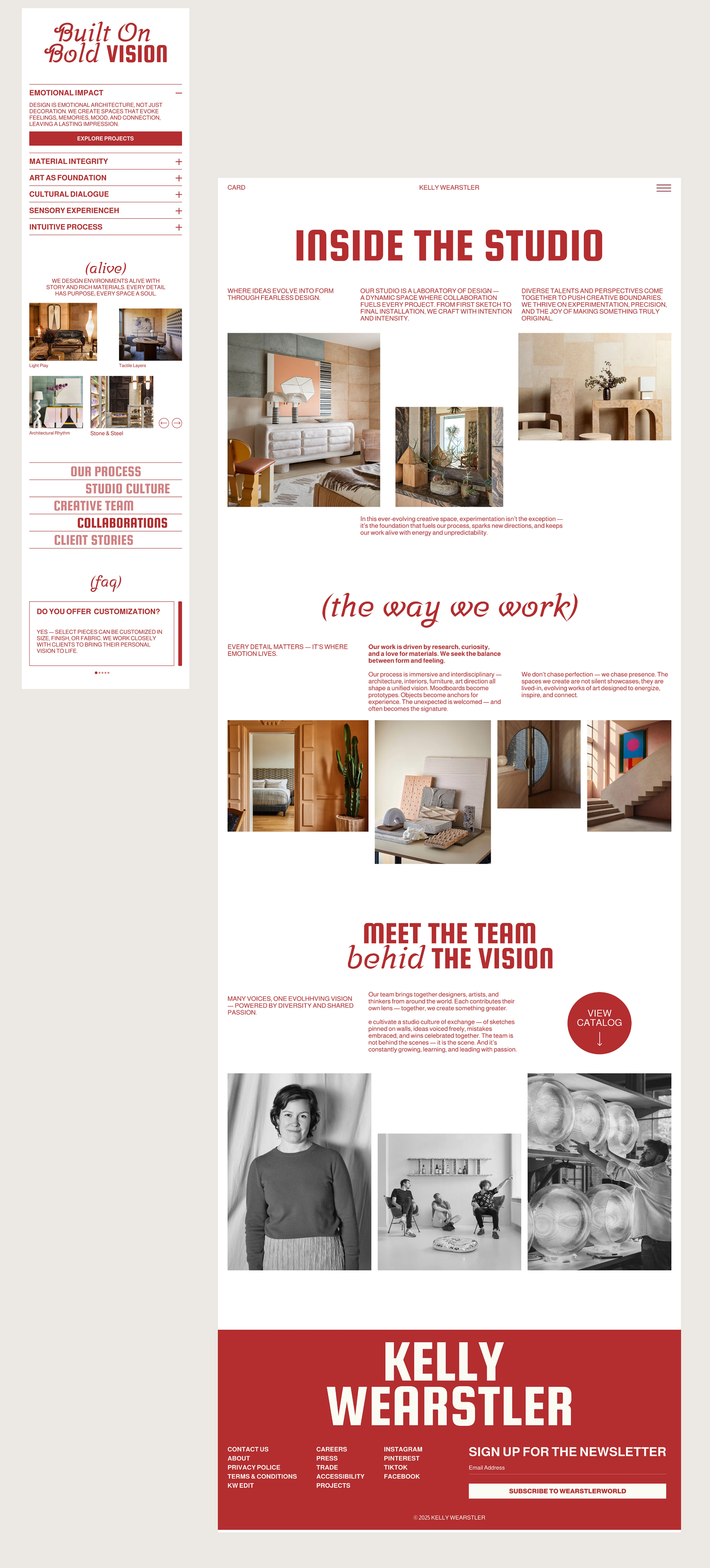 INTERIOR DESIGN BRAND // E-COMMERCE — Изображение №10 — Интерфейсы, Брендинг на Dprofile