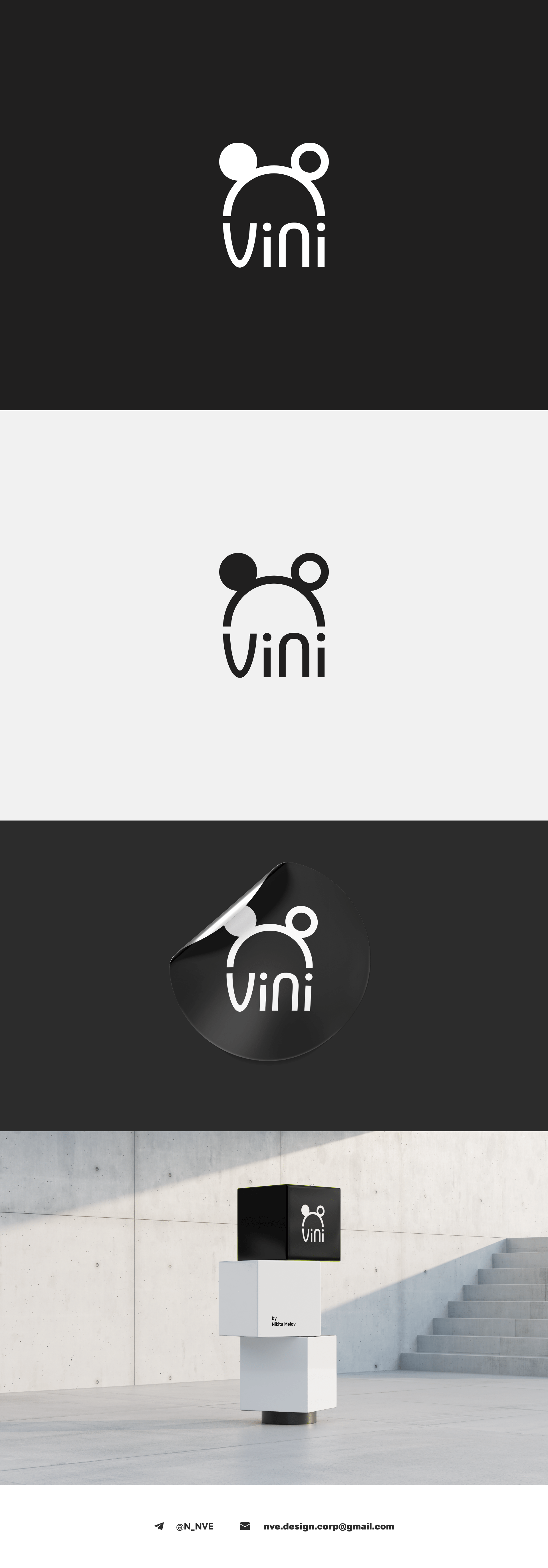 Логотип для веб-студии - Vi&Ni — Изображение №1 — Брендинг, Иллюстрация на Dprofile