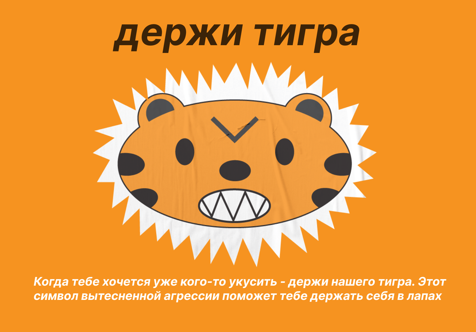 «Держи тигра» — Изображение №1 — Брендинг на Dprofile