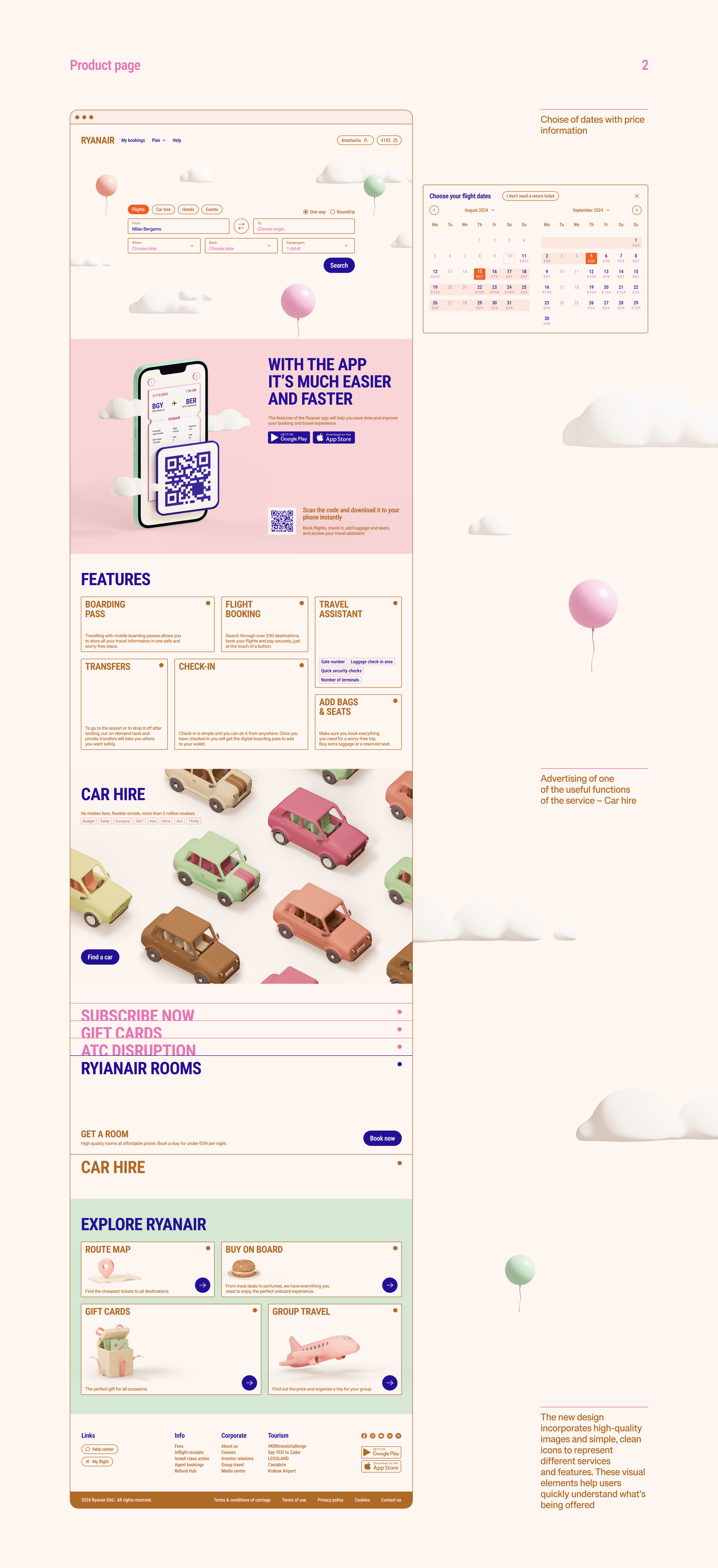 Ryanair redesign — Изображение №3 — Интерфейсы, Иллюстрация на Dprofile