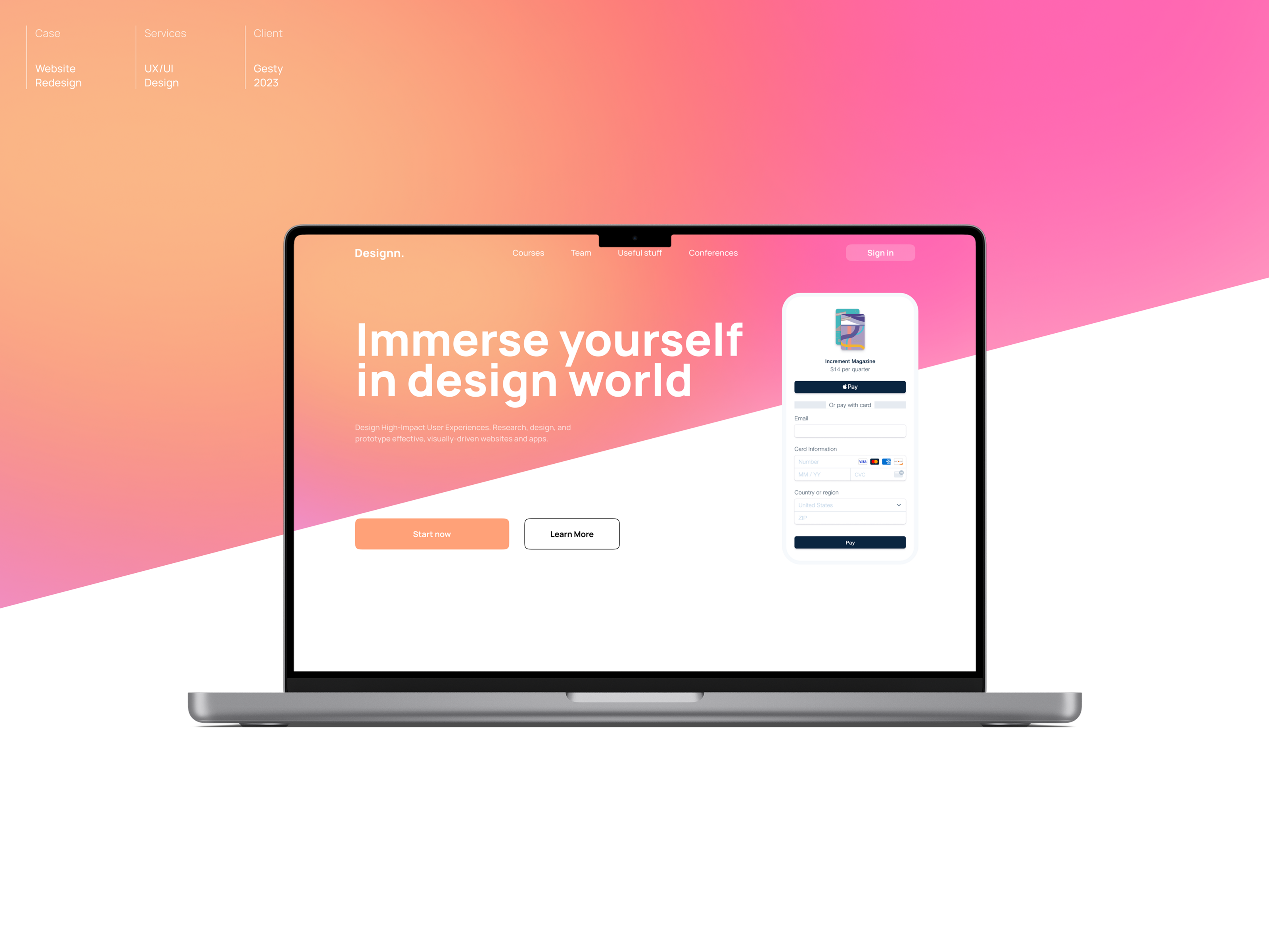 Design Courses Redesign — Изображение №1 — Интерфейсы на Dprofile