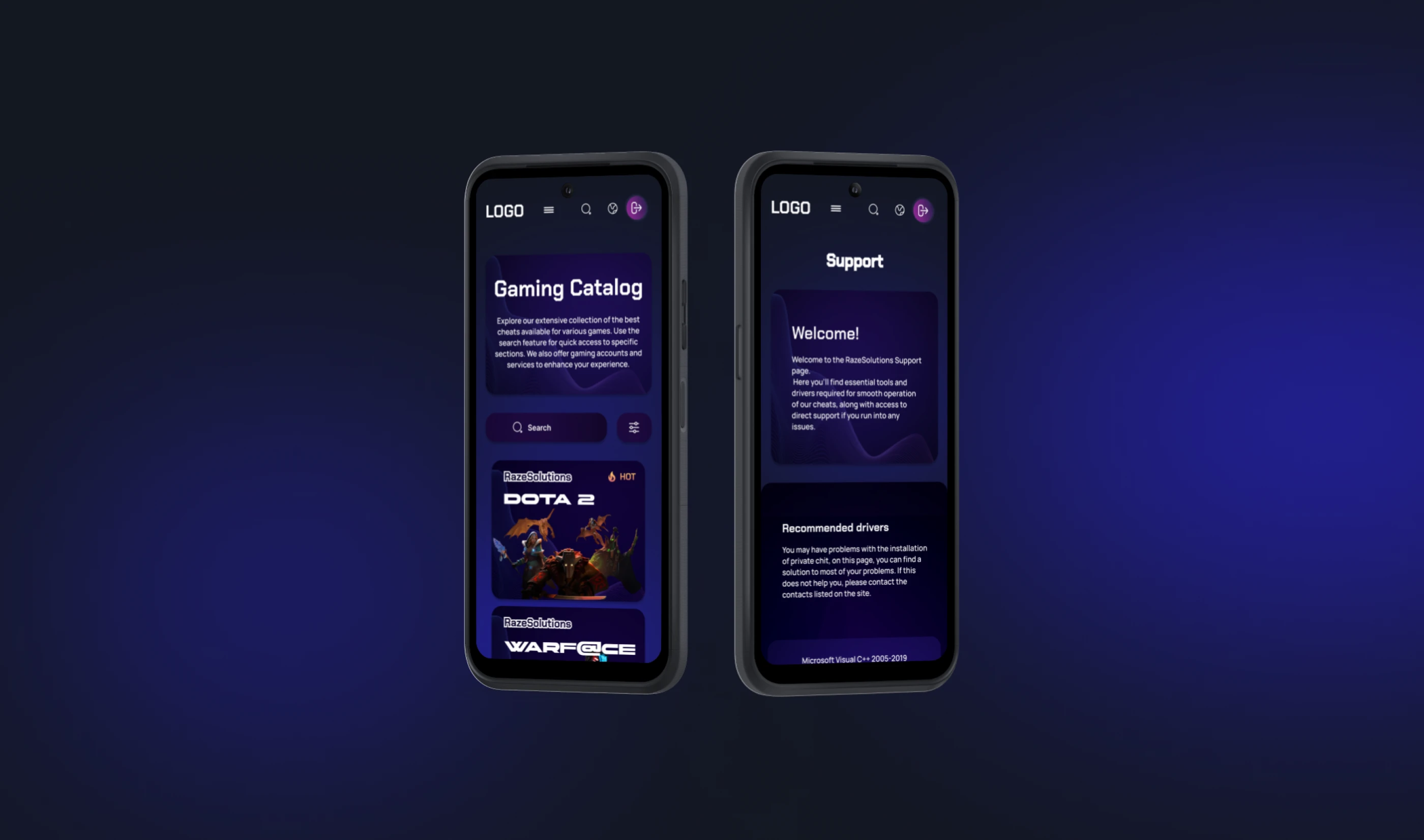 Многостраничный сайт для геймеров — Изображение №4 — Интерфейсы на Dprofile