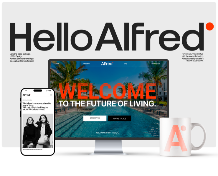 HELLO ALFRED | WEBSITE REDESIGN на Dprofile