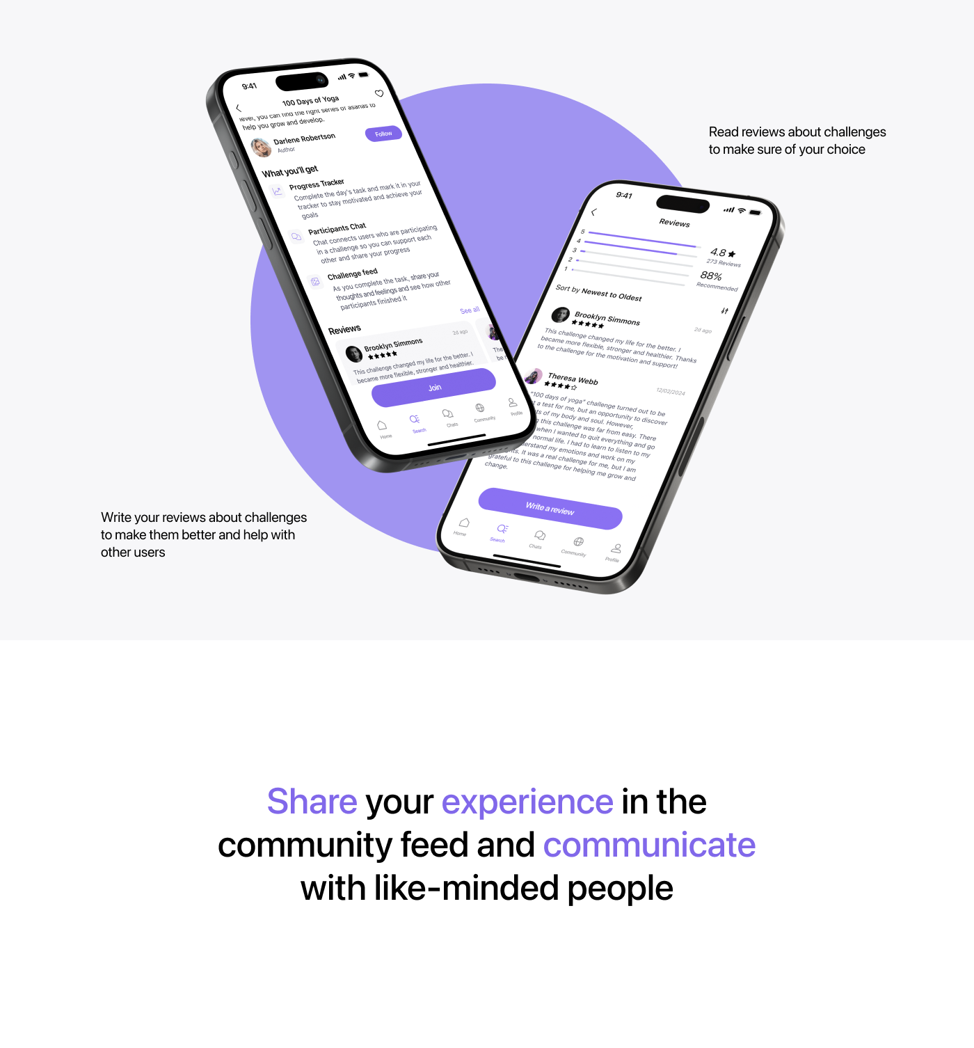 Challange me App — Изображение №7 — Интерфейсы на Dprofile
