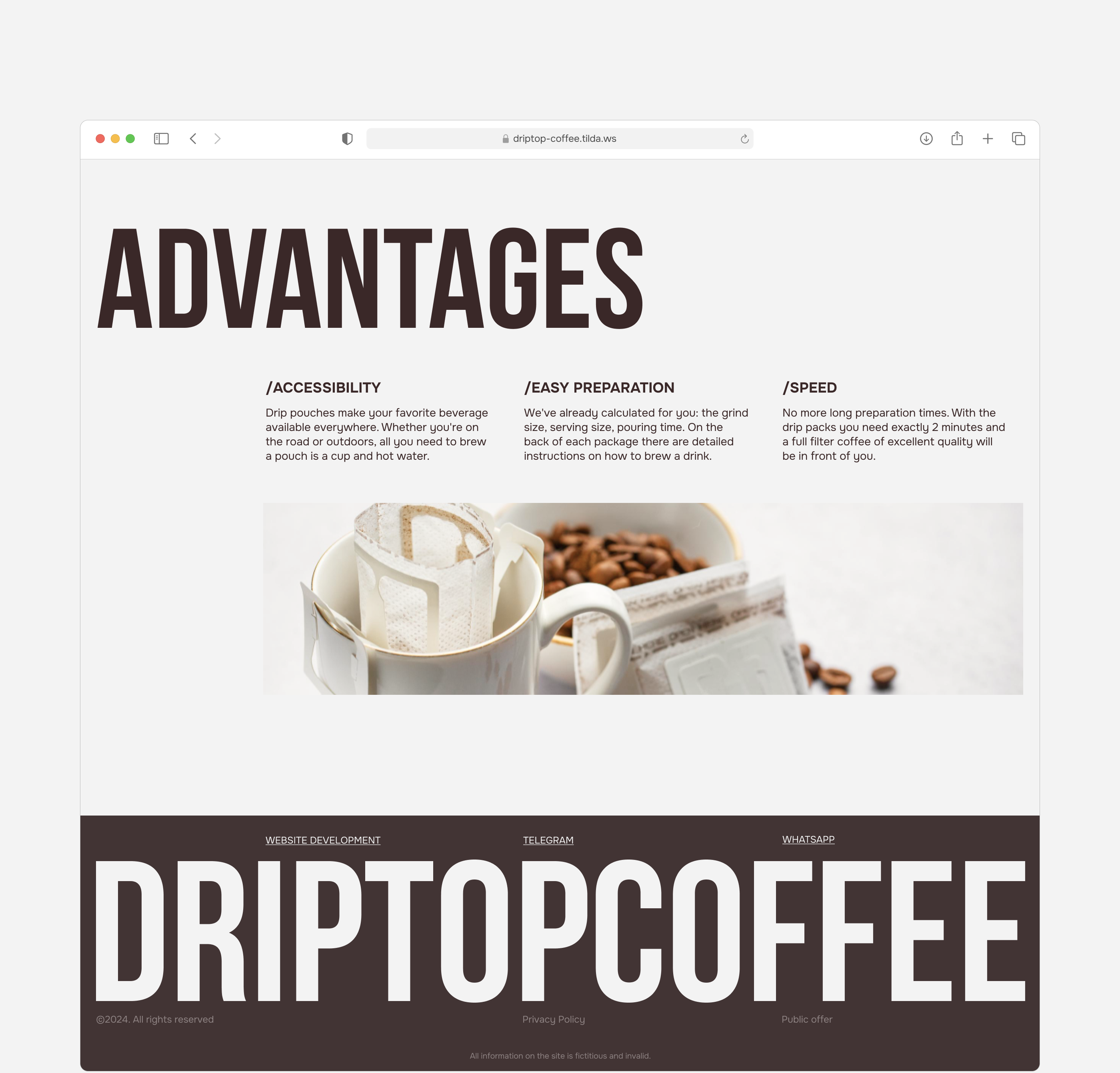 DripTopCoffee — Изображение №6 — Интерфейсы на Dprofile