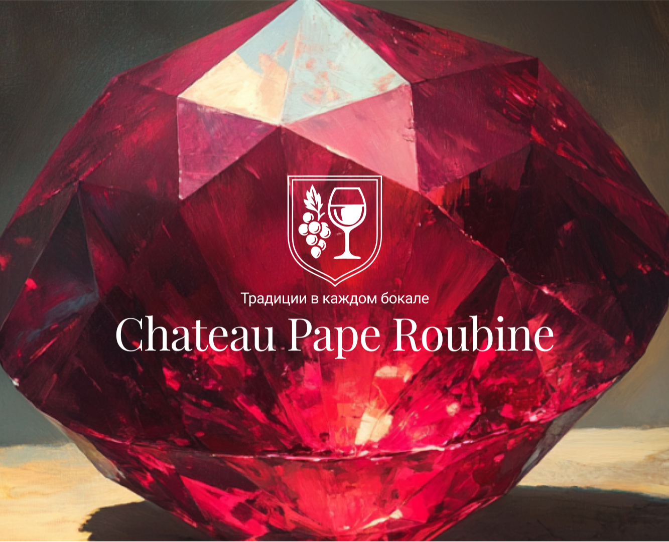 Logo for the winery Chateau Pape Roubine — Брендинг на Dprofile