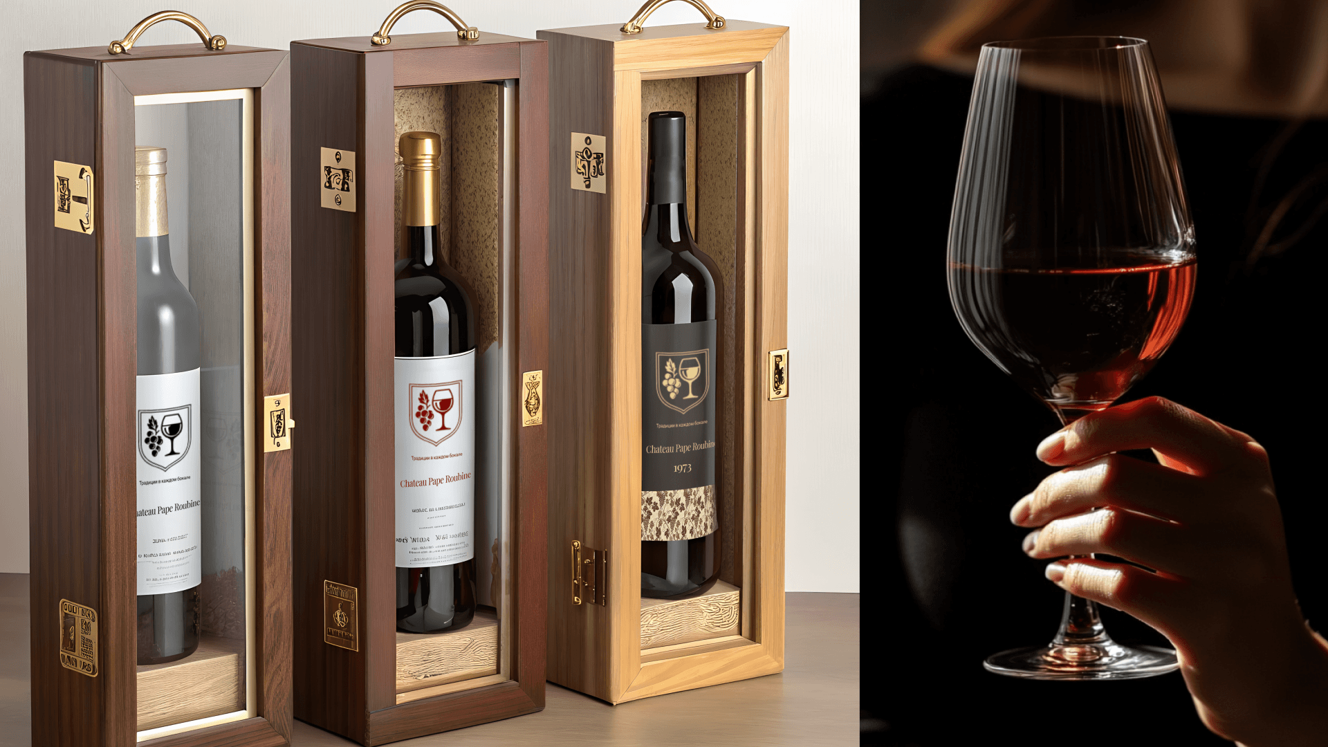 Logo for the winery Chateau Pape Roubine — Изображение №9 — Брендинг на Dprofile