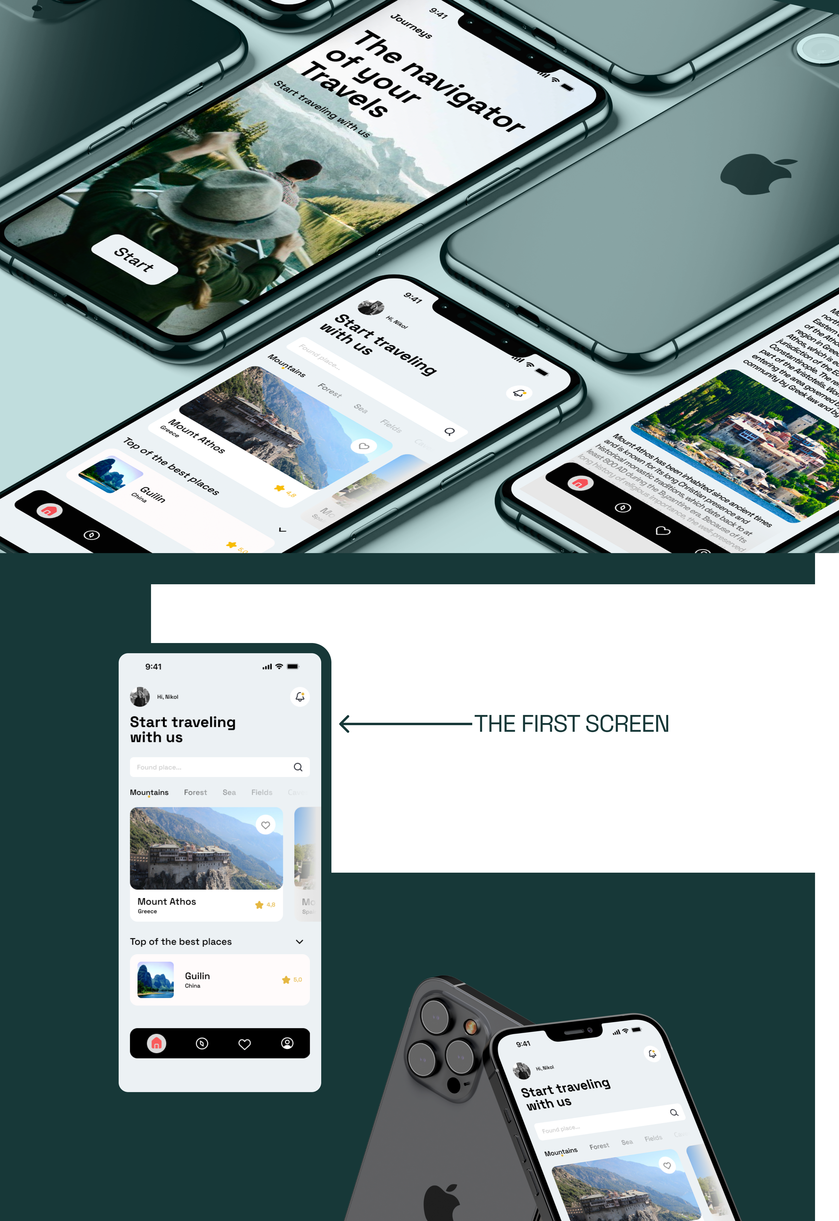Мобильное приложение "Travels" — Изображение №2 — Интерфейсы на Dprofile