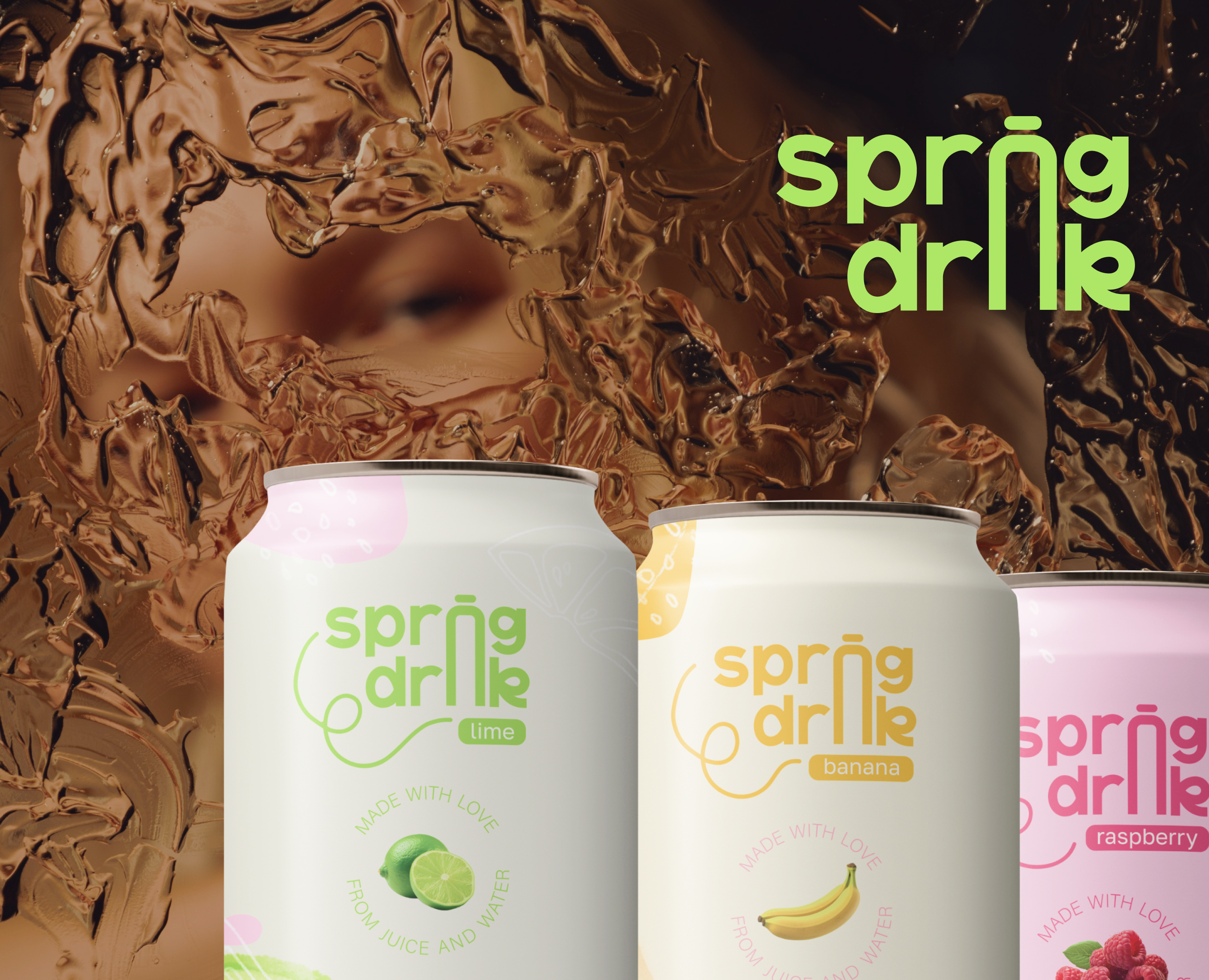 Упаковка & Айдентика | Spring Drink на Dprofile