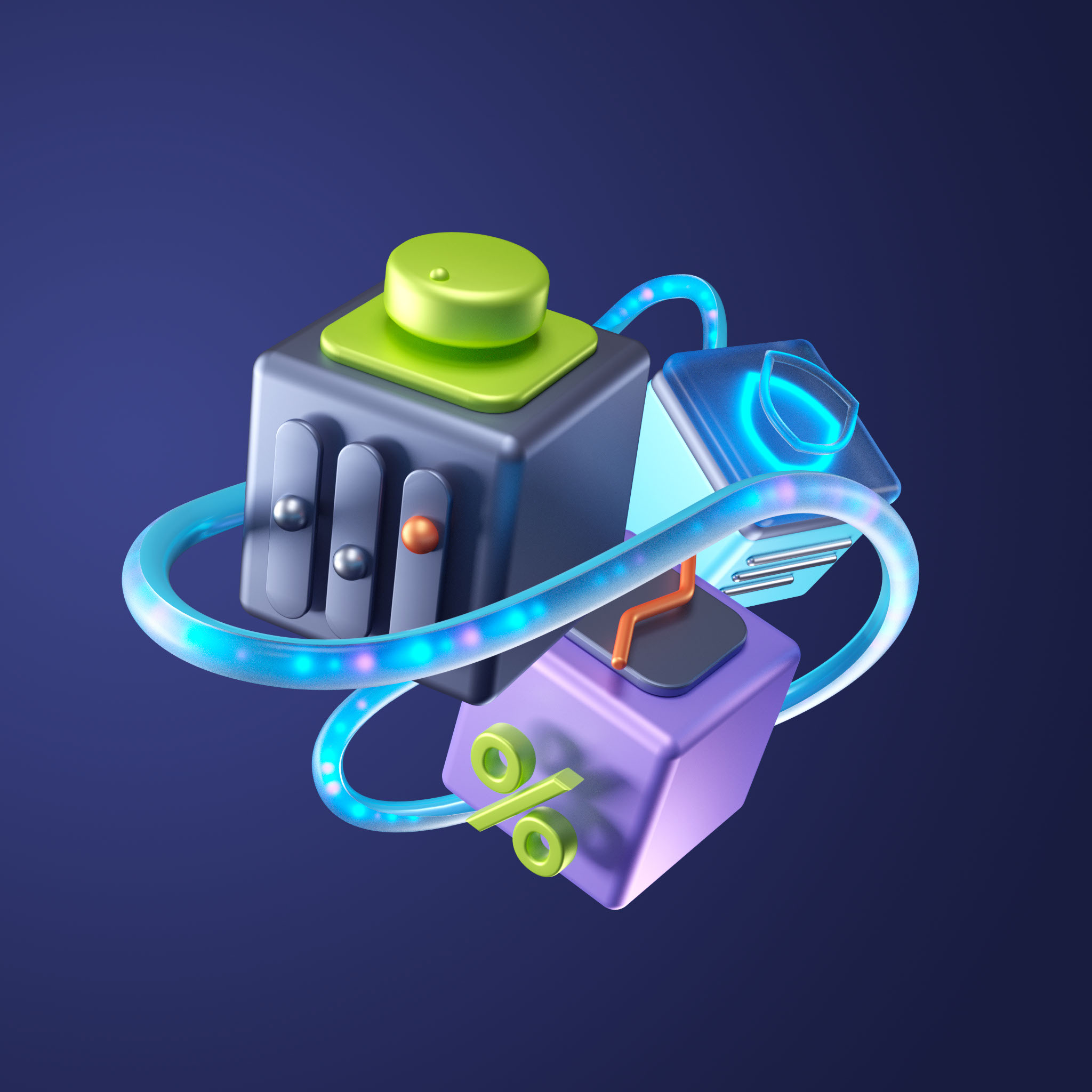 ADJUST | 3d-иллюстрации — Изображение №3 — Иллюстрация на Dprofile