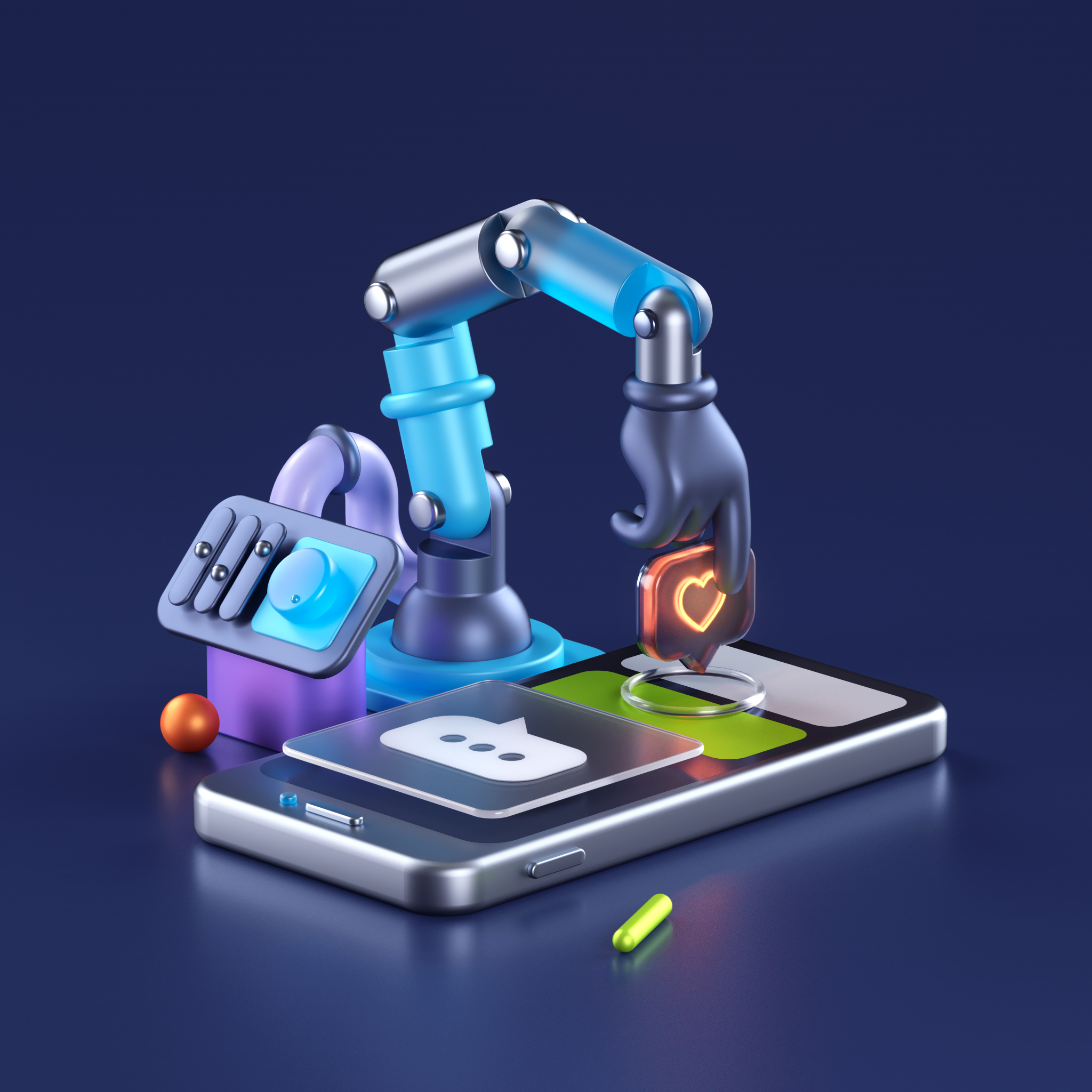 ADJUST | 3d-иллюстрации — Изображение №1 — Иллюстрация на Dprofile