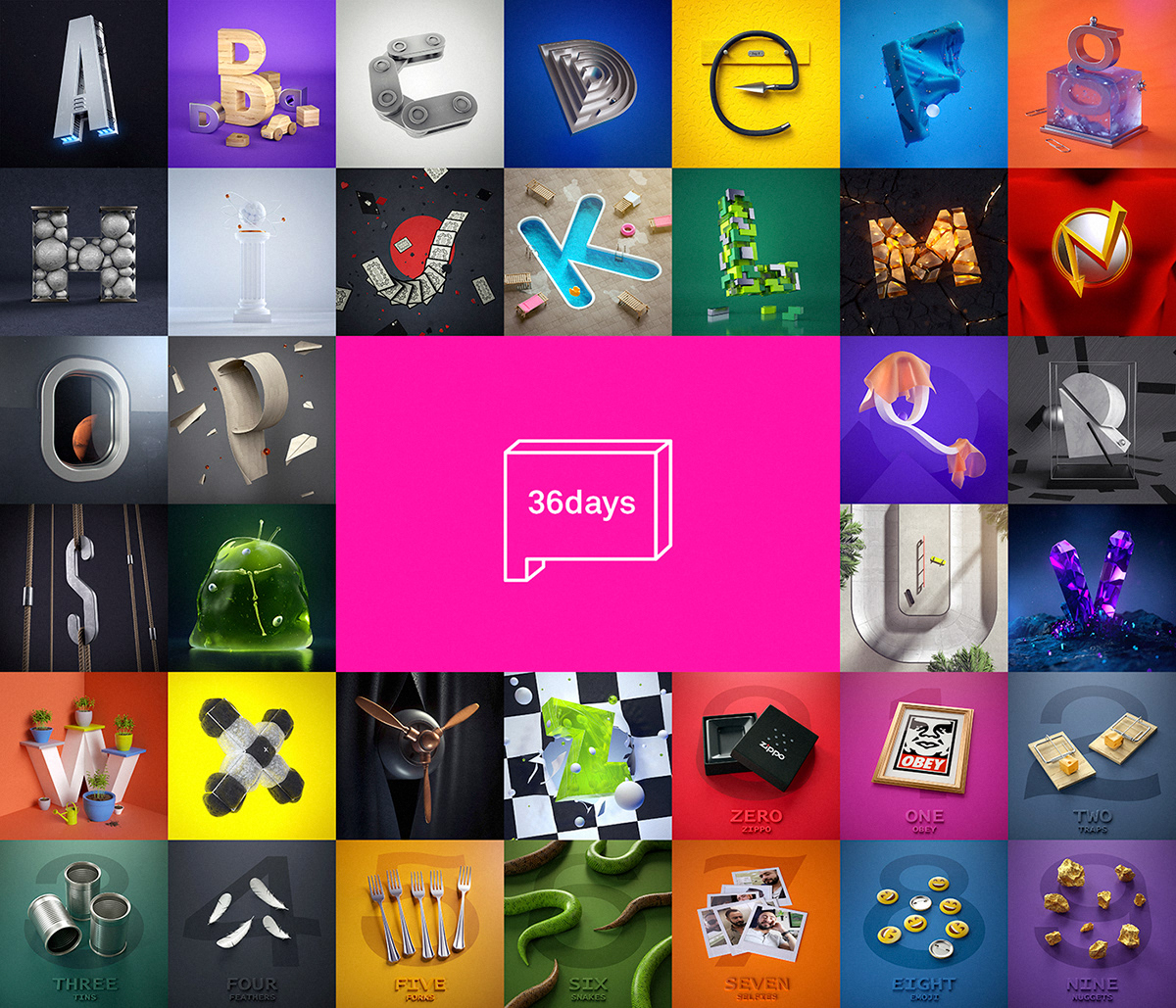 36 Days of Type 2018 | Творчество — Изображение №1 — Иллюстрация на Dprofile