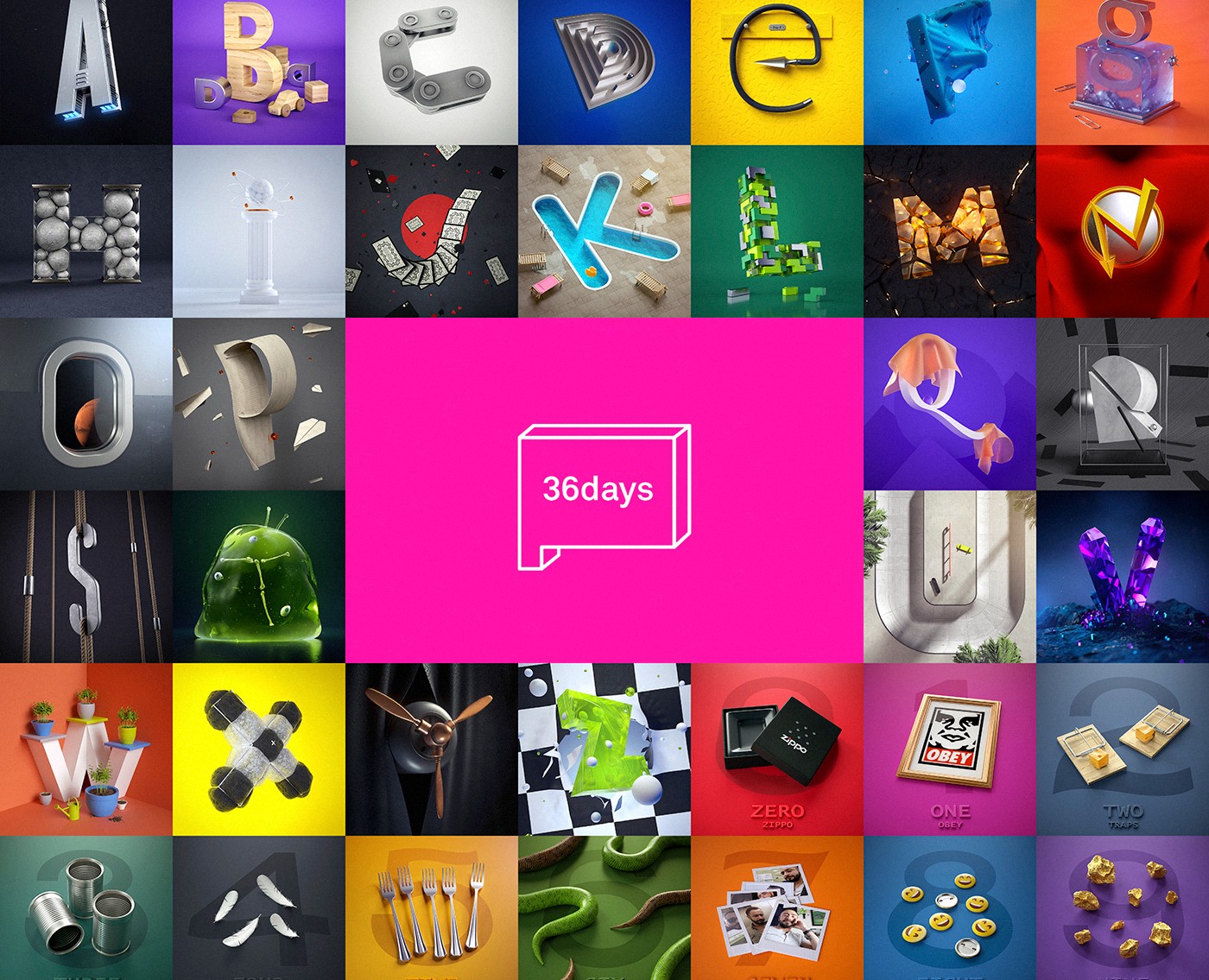 36 Days of Type 2018 | Творчество на Dprofile