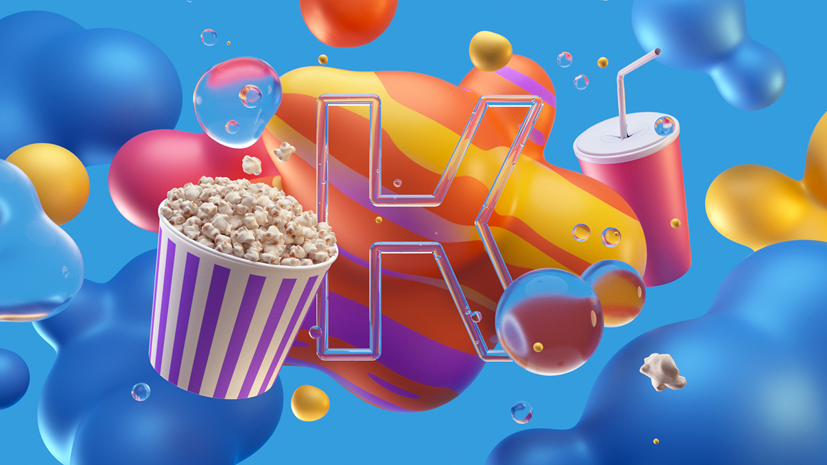 Телеканал «Комедия» | Концепты ID 2022 — Изображение №8 — Иллюстрация, 3D на Dprofile