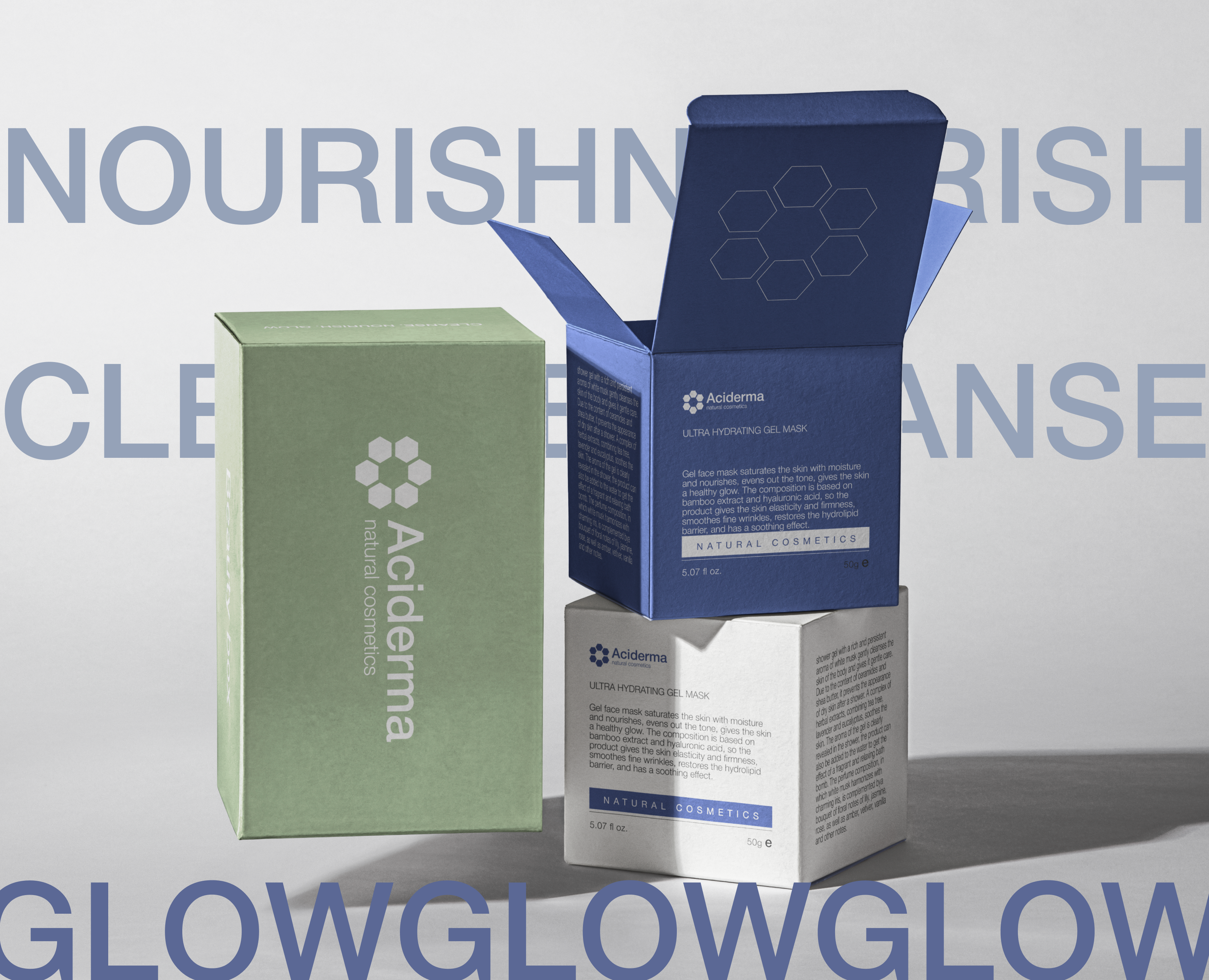 "Aciderma" corporate identity development — Брендинг, Анимация на Dprofile