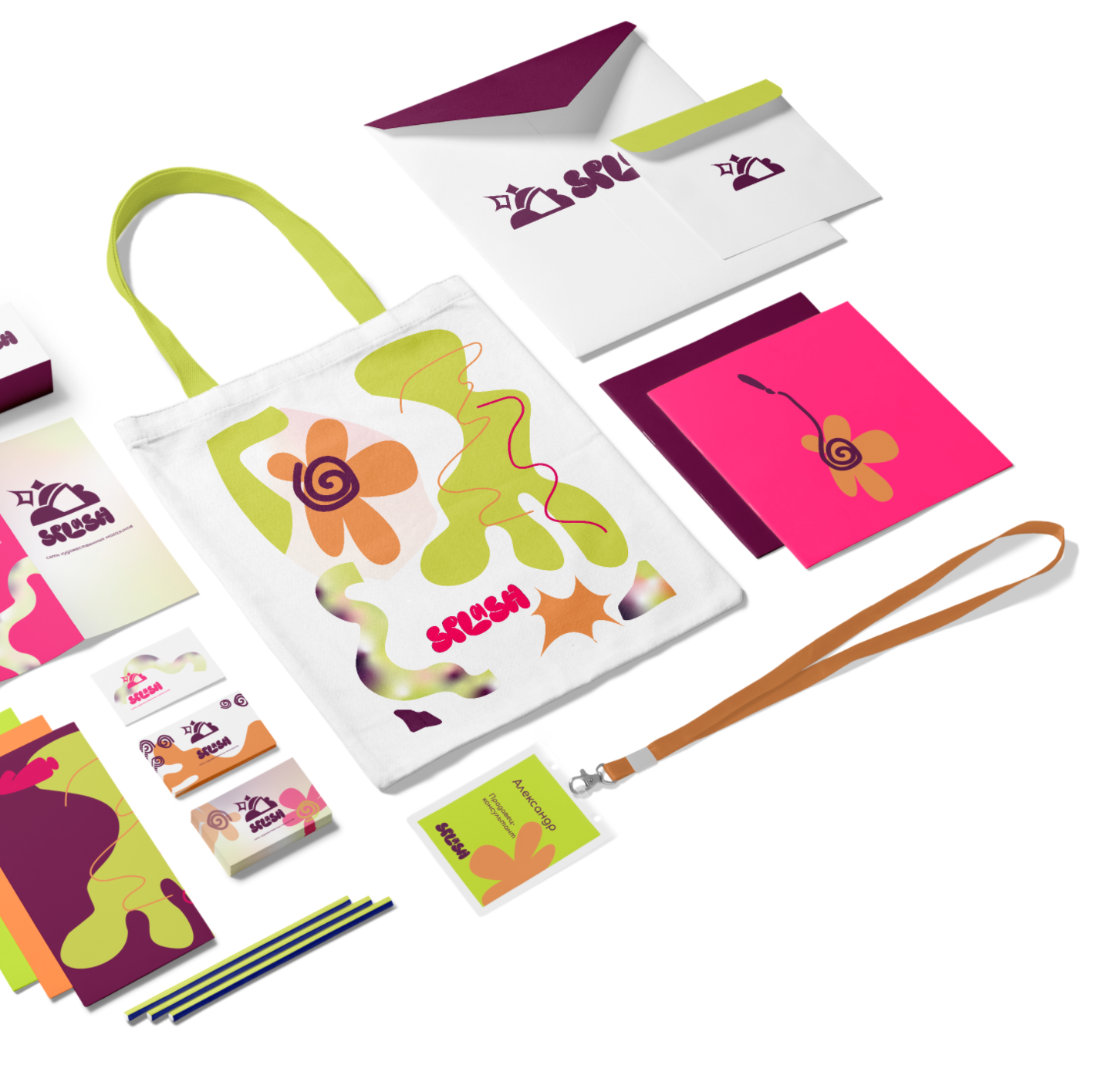 Фирменный стиль Художественного магазина "Splash" — Изображение №11 — Брендинг на Dprofile