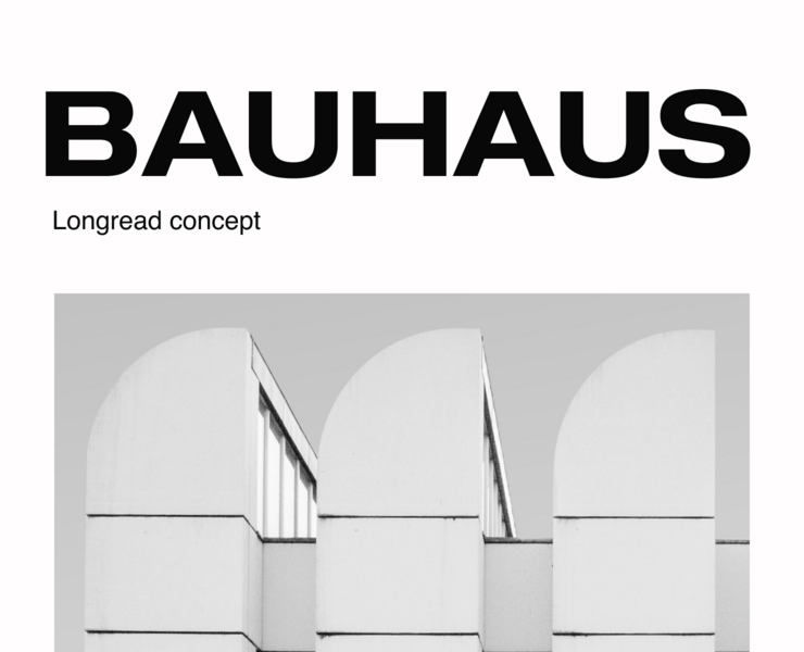 Лонгрид о стиле Баухаус | Bauhaus Longread — Интерфейсы на Dprofile