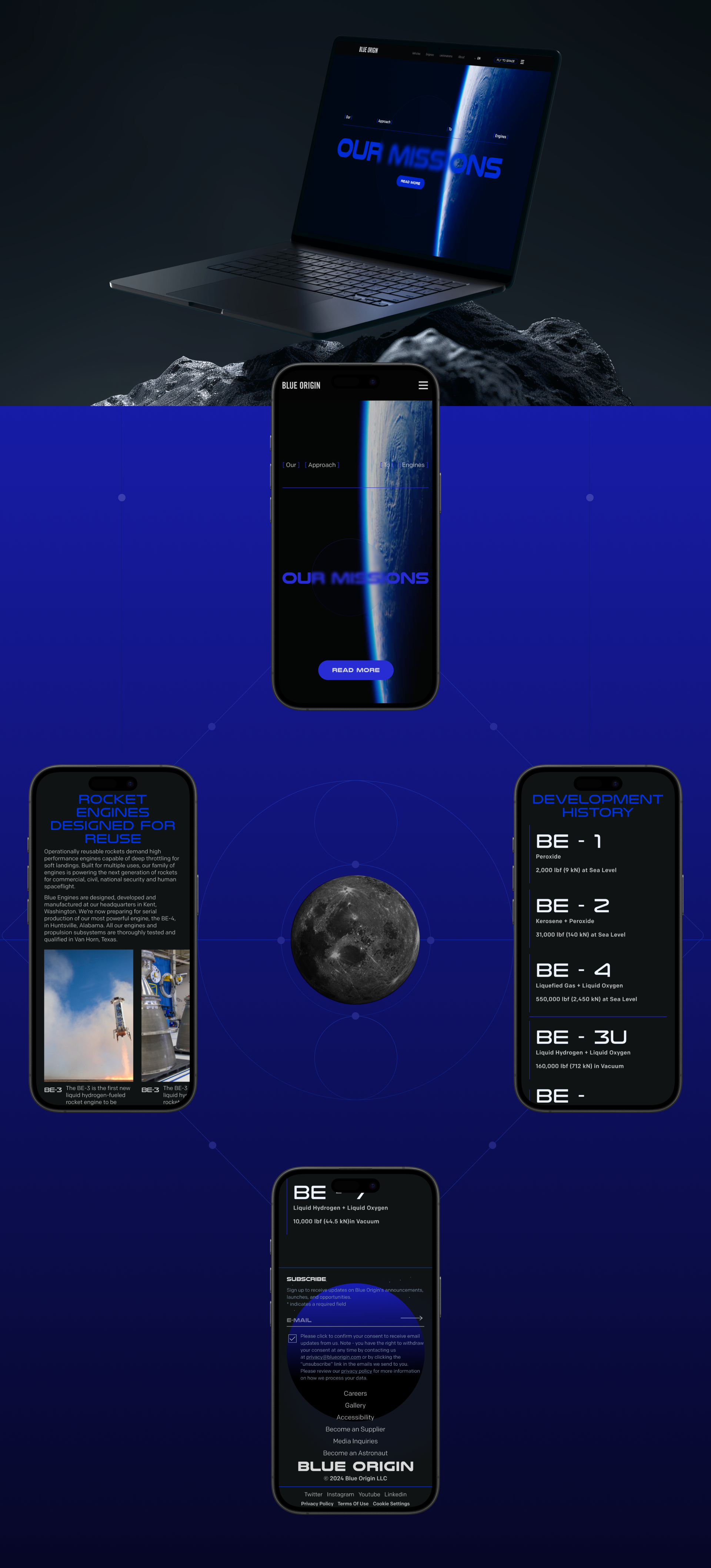 Blue Origin | Corporate Website — Изображение №13 — Интерфейсы на Dprofile