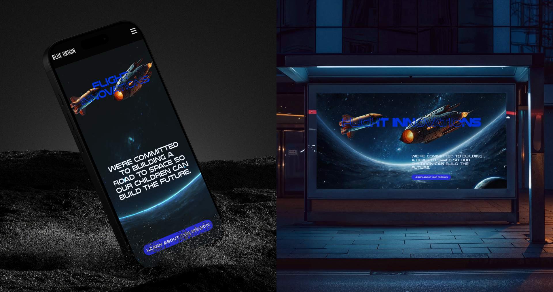 Blue Origin | Corporate Website — Изображение №6 — Интерфейсы на Dprofile