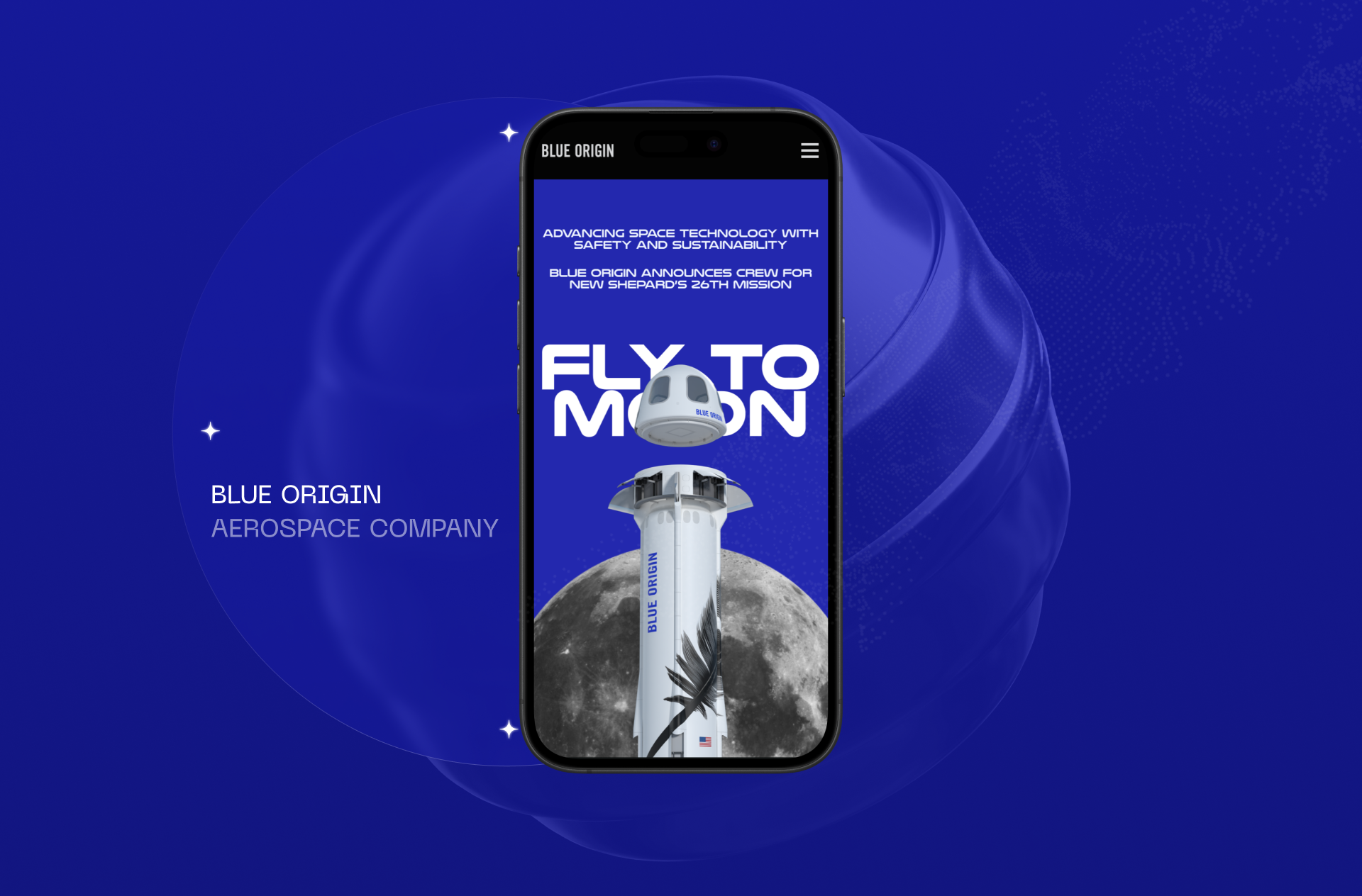 Blue Origin | Corporate Website — Изображение №8 — Интерфейсы на Dprofile