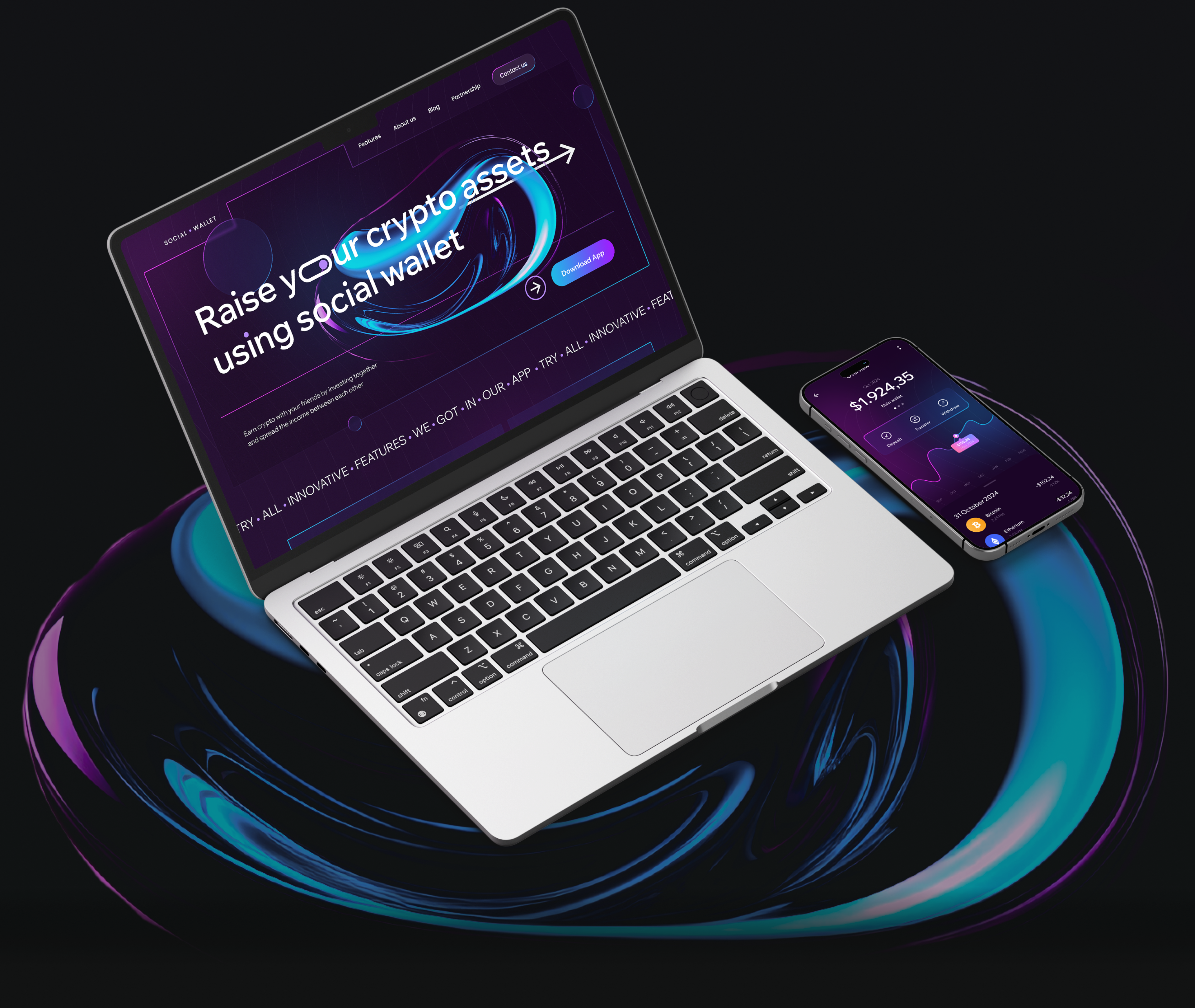 Crypto wallet — Изображение №7 — Интерфейсы на Dprofile